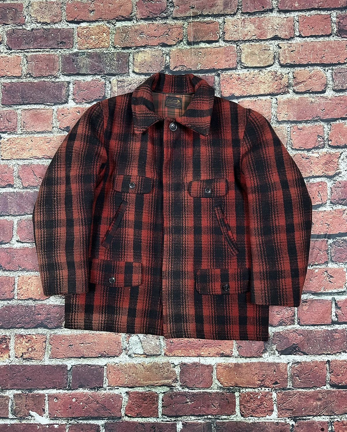 Woolrich Woolen Mills Vintage King O-Wear Two Pc Hunting Suit Jacket Pants Wool Size US L / EU 52-54 / 3 - 2 Thumbnail