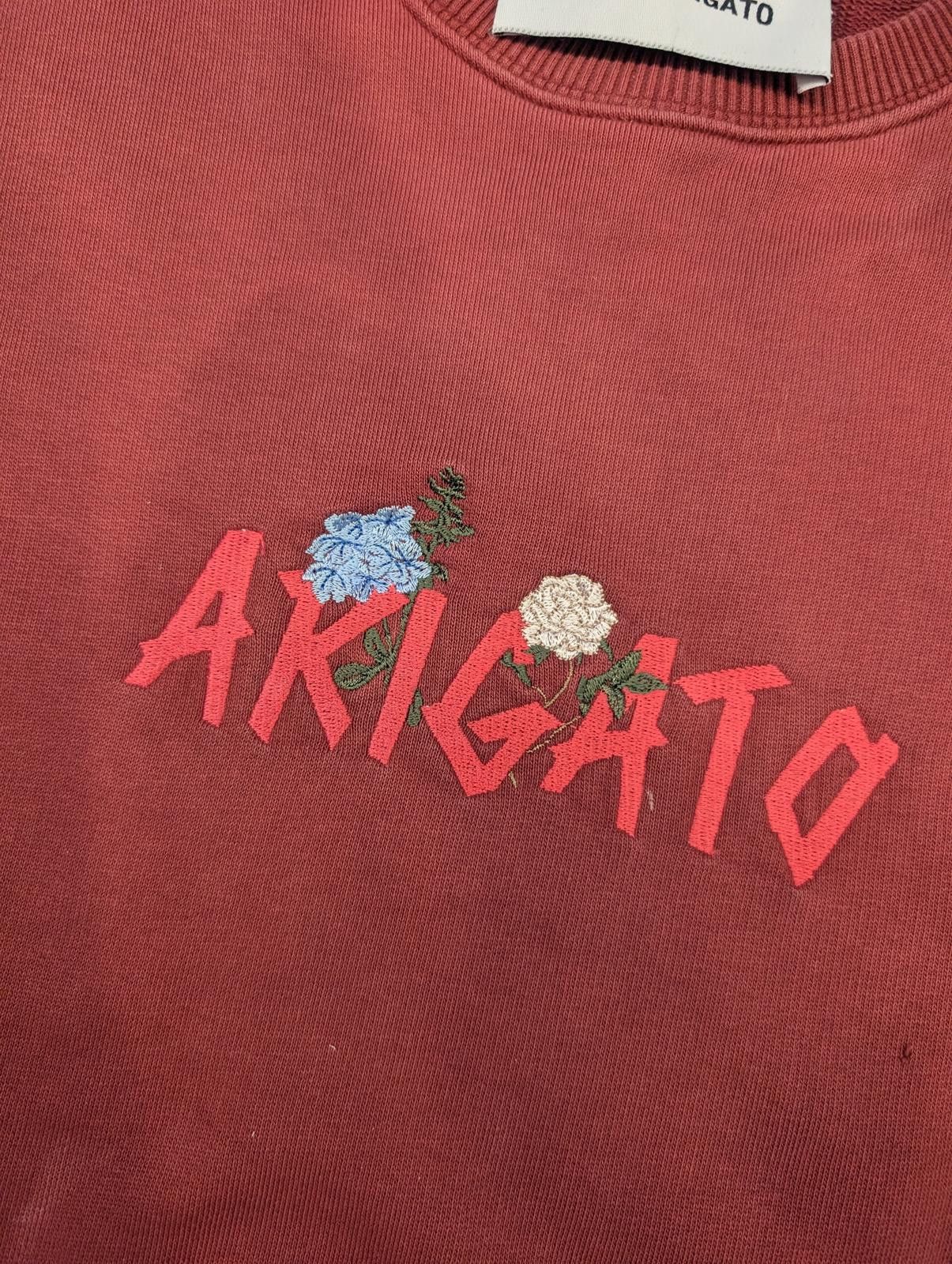 Axel Arigato Axel Arigato SS17 Maroon Essential Logo Sweatshirt Sun Fade Size US L / EU 52-54 / 3 - 4 Thumbnail