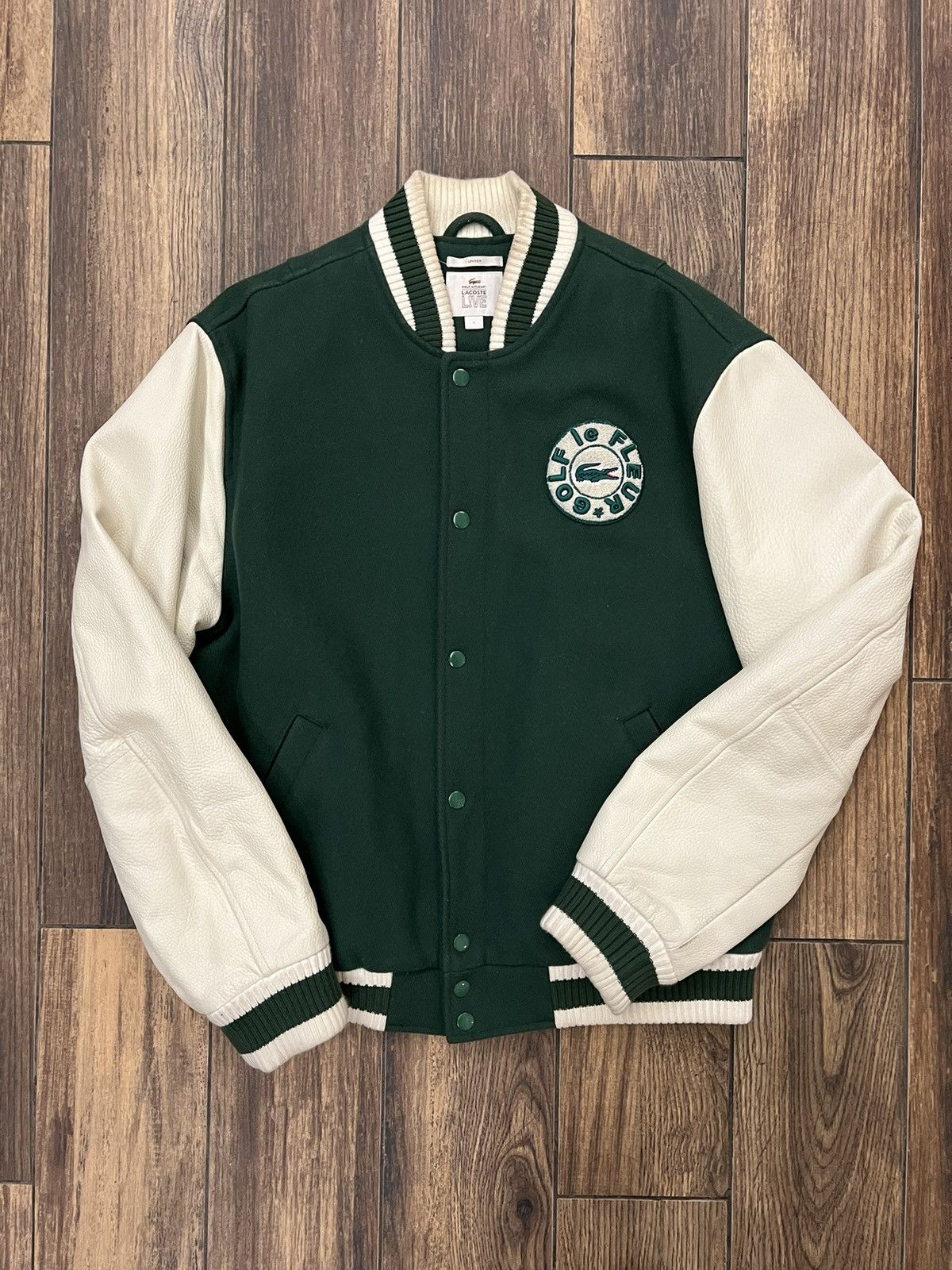 Lacoste Golf Le Fleur x Lacoste Varsity size L | Grailed