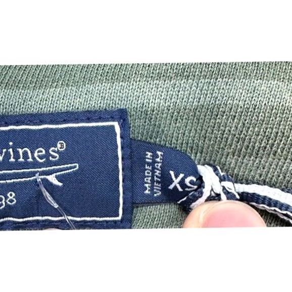 Vineyard Vines Vineyard Vines Sweatshirt Henley Mens XS Green Woodhouse Garment Dye Shep NEW Size US XS / EU 42 / 0 - 5 Thumbnail