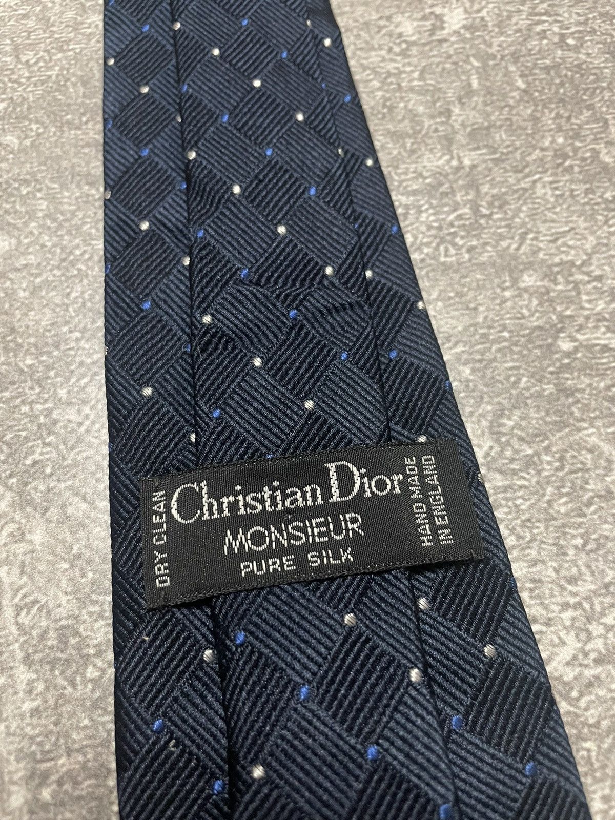 Christian Dior Monsieur Vintage Christian Dior Monsieur Silk Tie Size ONE SIZE - 9 Thumbnail