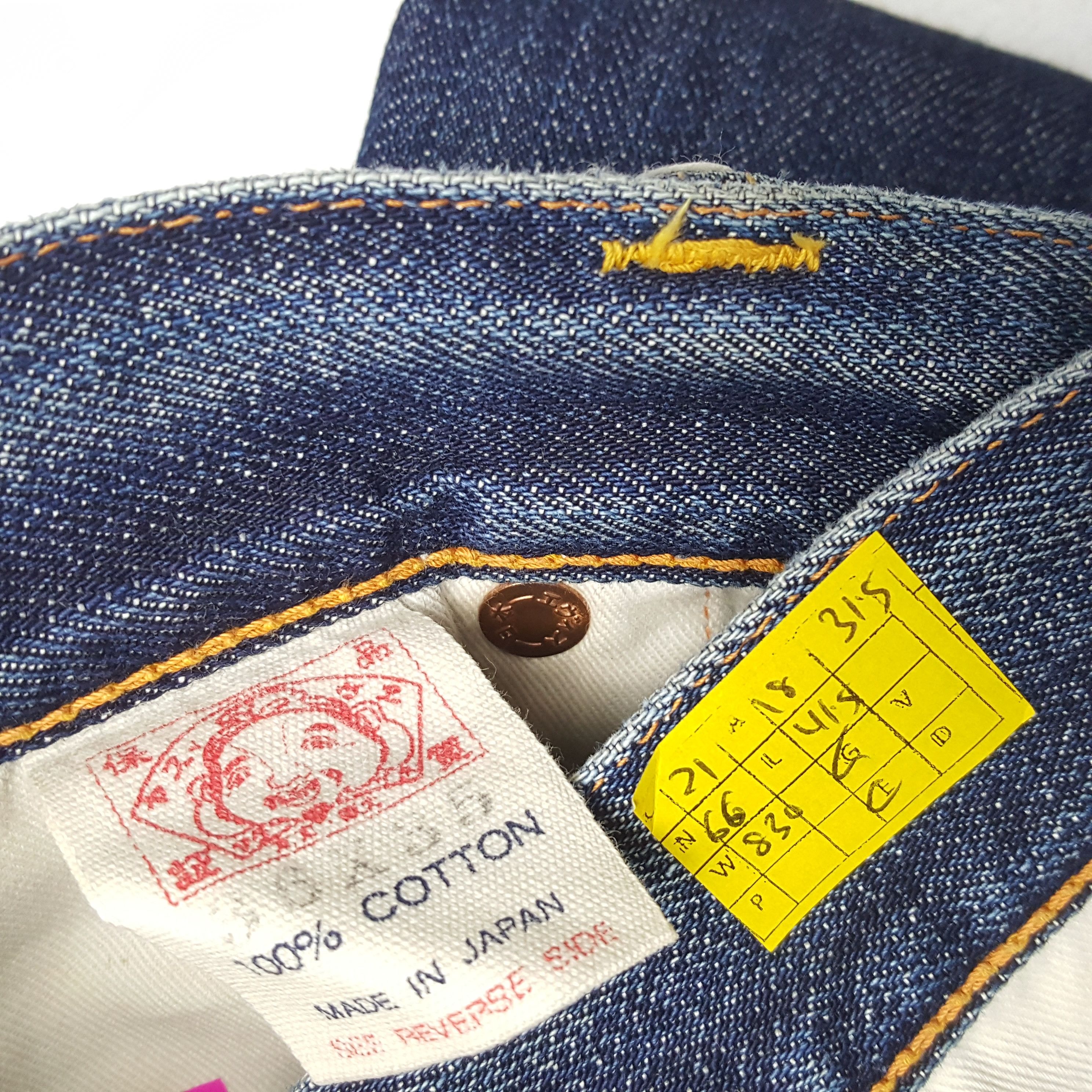 Evisu × Japanese Brand × Vintage Vintage EVISU Japanese Brand Daicock Custom Style Jeans Size US 36 / EU 52 - 14 Thumbnail
