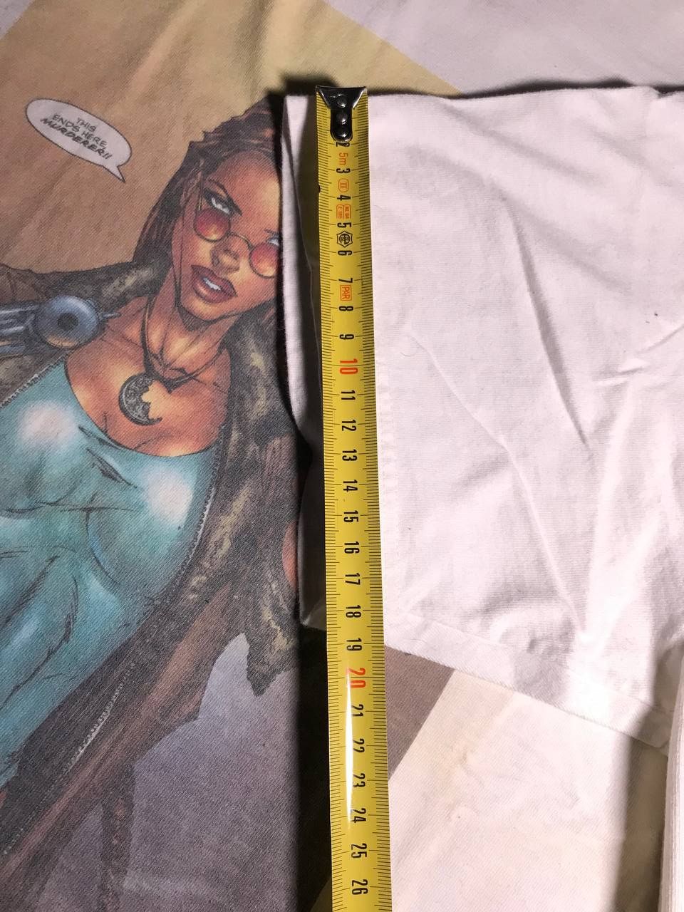 Vintage VINTAGE 97s TOMB RAIDER WITCHBLADE Shirts LARA CROFT COMICS Size US M / EU 48-50 / 2 - 10 Thumbnail