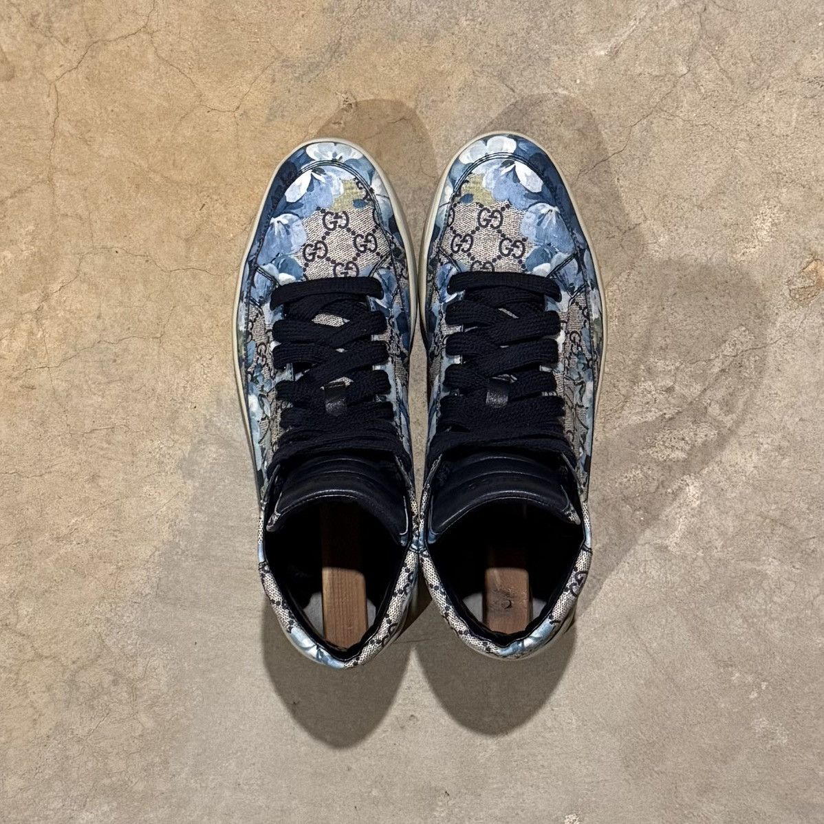 Gucci Gucci GG Supreme Bloom Print High Top Sneakers US 11.5 Size US 11.5 / EU 44-45 - 13 Thumbnail