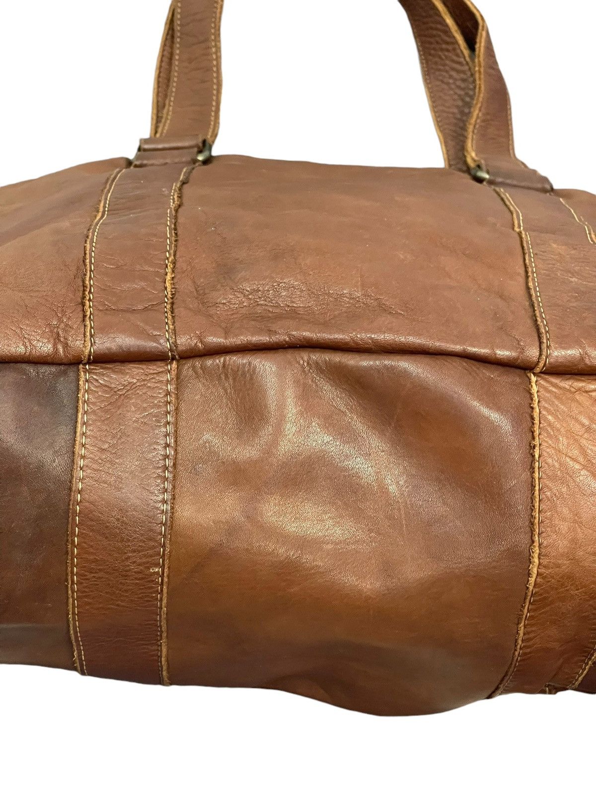 Genuine Leather Full Leather Patina B&Y United Arrows Tote Shoulder Bag 1🟩1 Size ONE SIZE - 17 Thumbnail