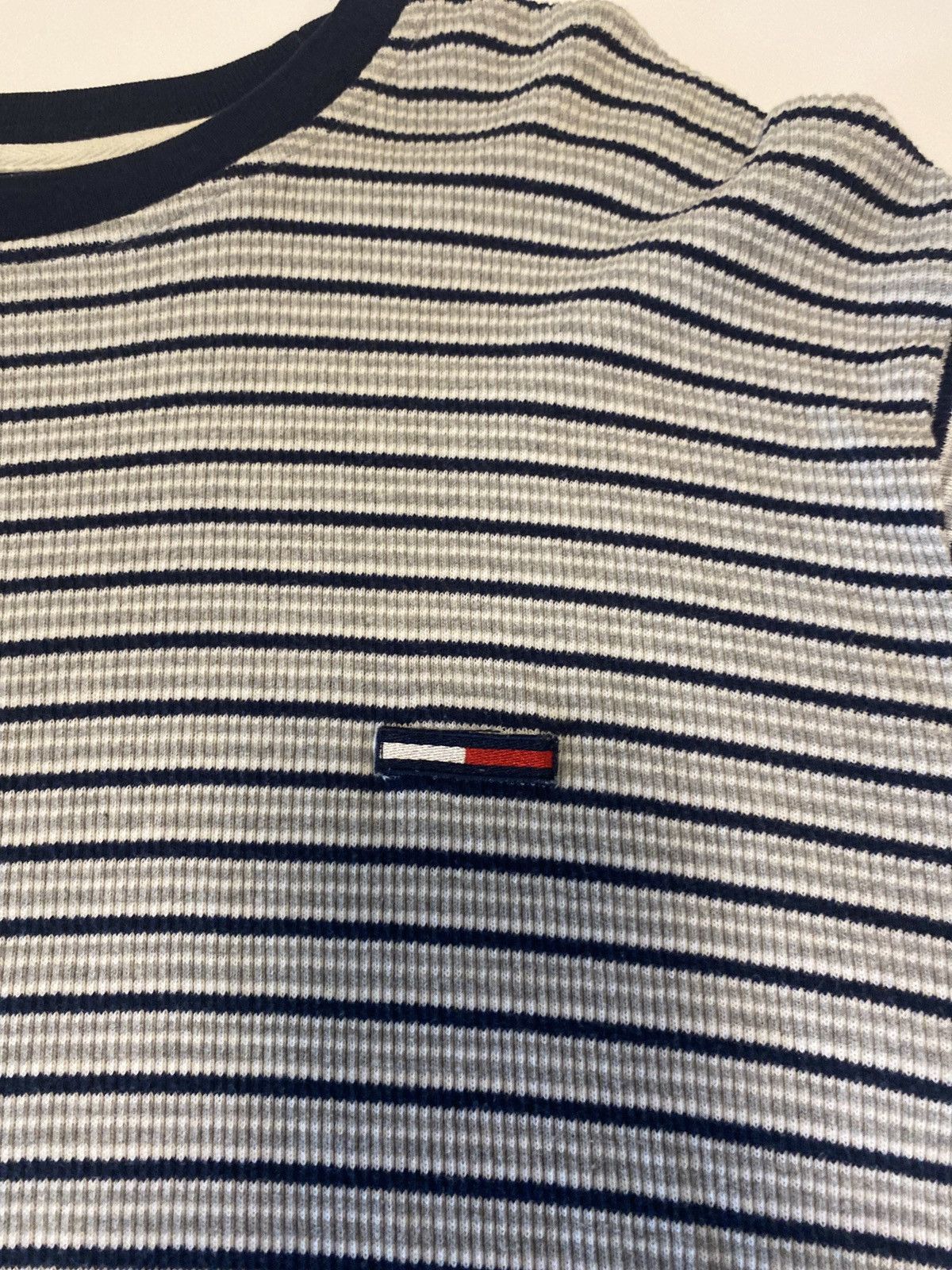 Tommy Hilfiger × Tommy Jeans × Vintage Tommy Hilfiger/Jeans Striped Men’s T-Shirt VTG 90s Size US XL / EU 56 / 4 - 3 Thumbnail