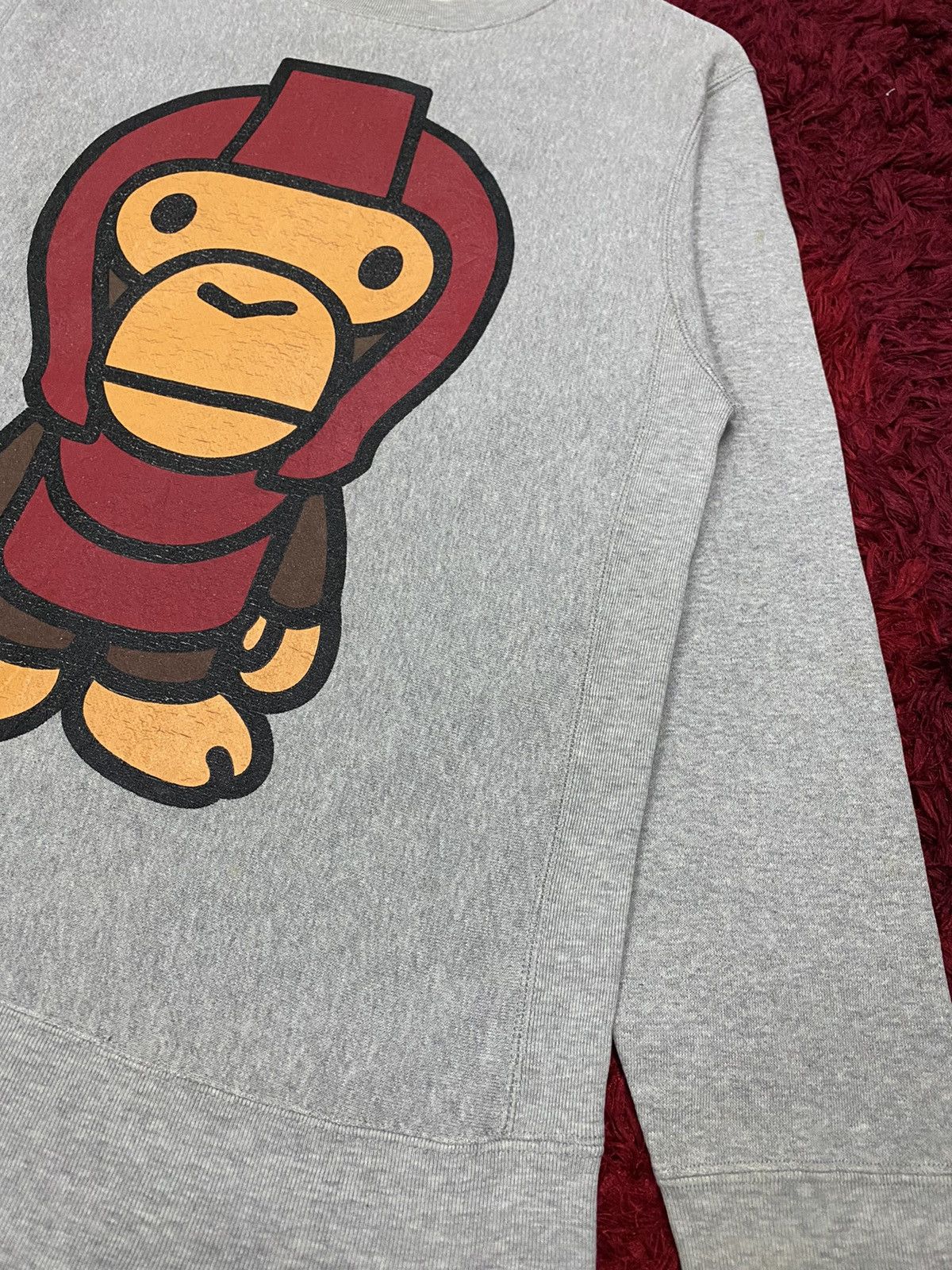 Bape Vintage Y2K Baby Milo General by A Bathing Ape Sweatshirt Size US S / EU 44-46 / 1 - 4 Thumbnail