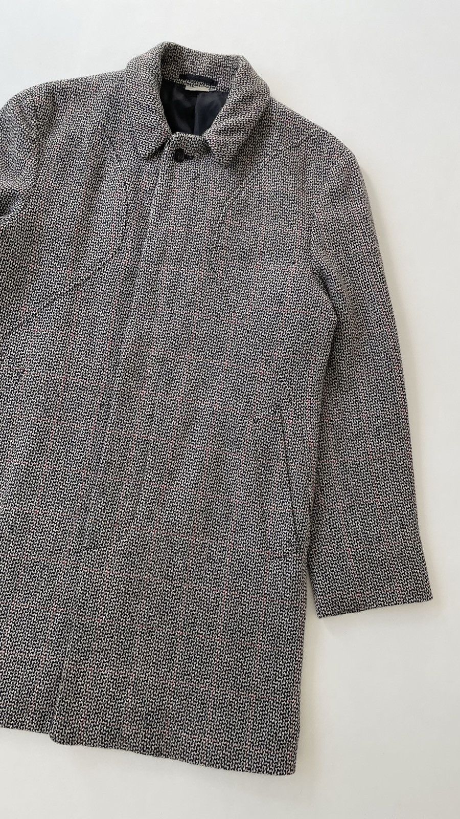 Comme des Garcons A/W 03 Panelled Patterned Weave Overcoat Size US L / EU 52-54 / 3 - 8 Thumbnail