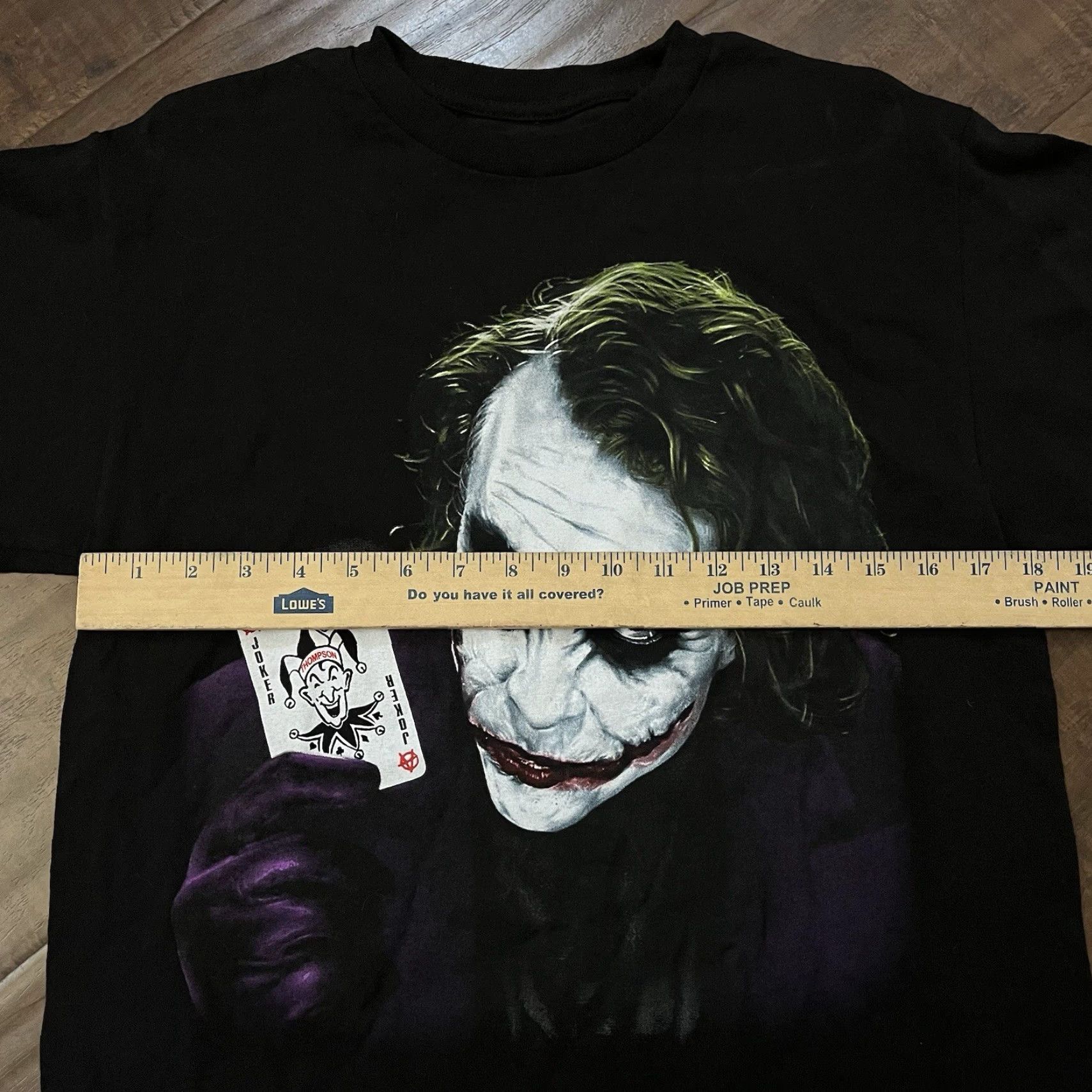 Vintage VINTAGE Batman Dark Knight Joker Men T-Shirt Big Face Heath Ledger Movie Promo Shirt M Black Cotton Knit Crew Neck Short Sleeve Regular Graphics Size US M / EU 48-50 / 2 - 3 Thumbnail