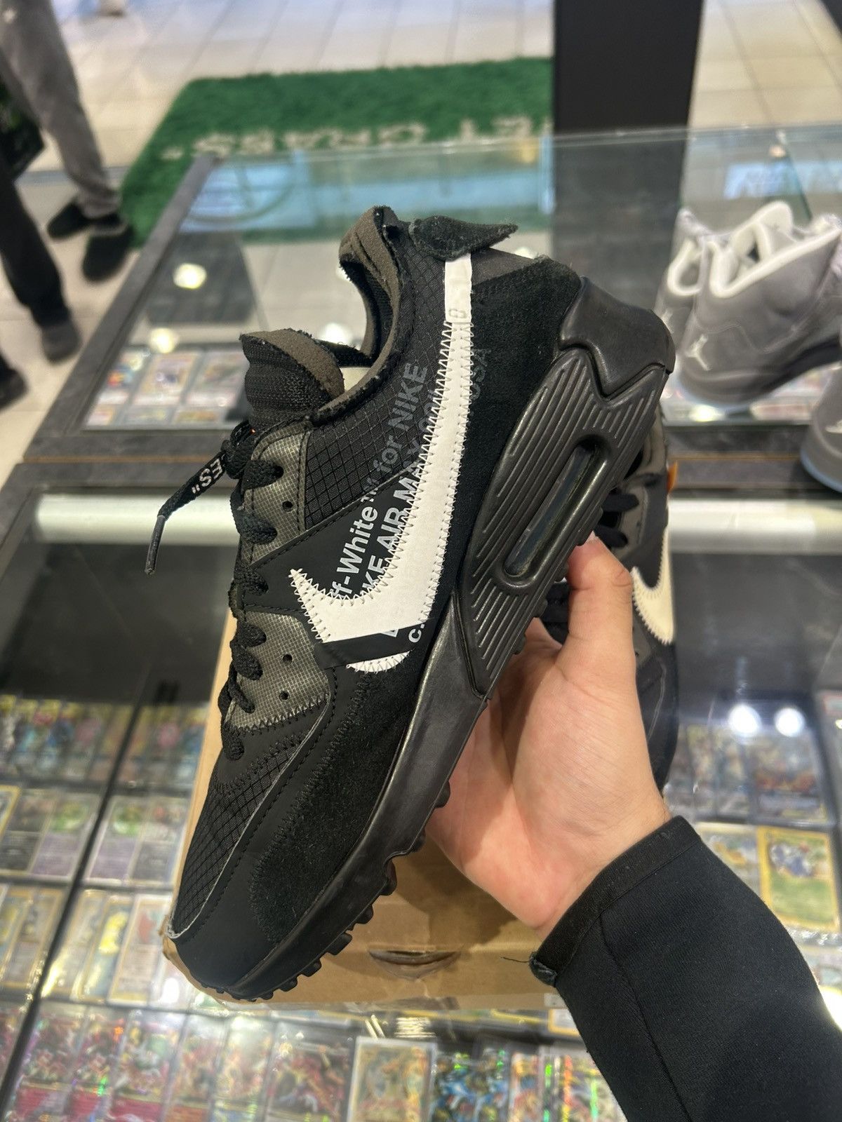 Nike × Off-White Nike Airmax 90 Off-White Black Size US 8 / EU 41 - 7 Thumbnail