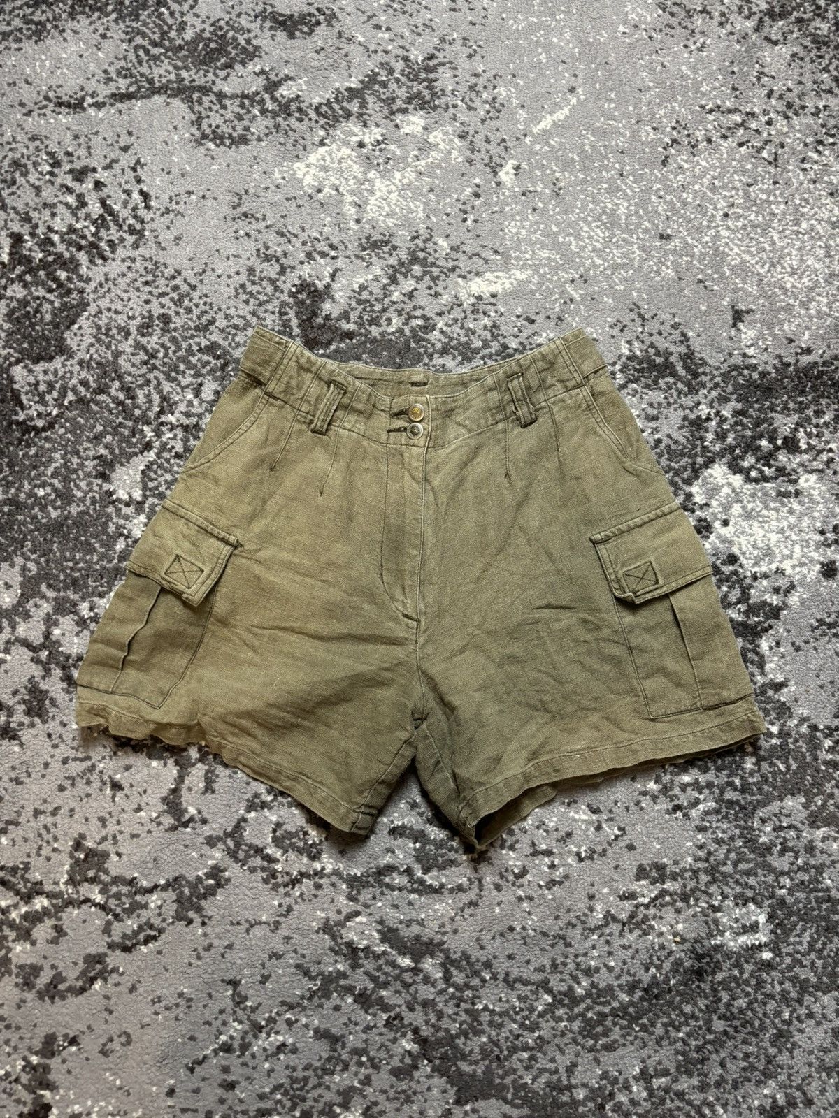 Vintage Vintage outdoor cargo olive Department shorts Size 26" / US 2 / IT 38 - 1 Thumbnail