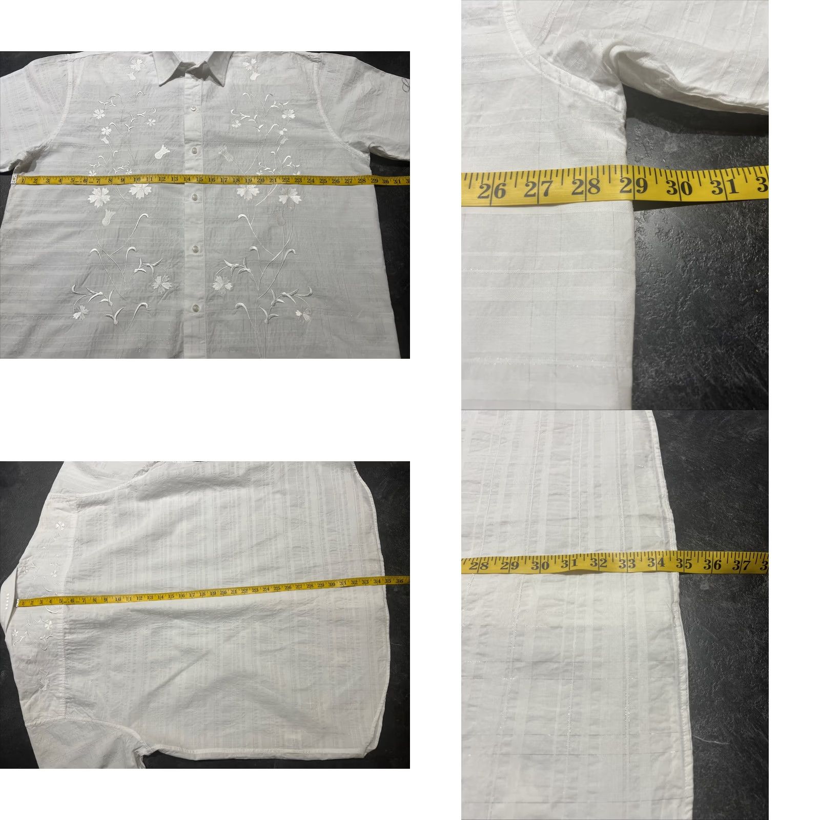 Coogi VTG COOGI Australia Shirt Men’s 3XL Button Up Short Sleeve S/S Embroidery Floral Size US XXL / EU 58 / 5 - 8 Thumbnail