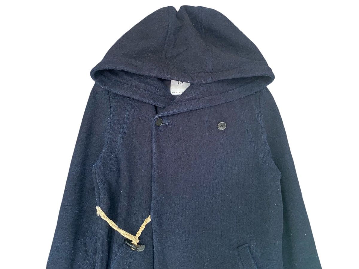 Issey Miyake Rare🔥SUNAO KUWAHARA Fur Trim Wool Hoodie Jacket (M) Size US M / EU 48-50 / 2 - 3 Thumbnail