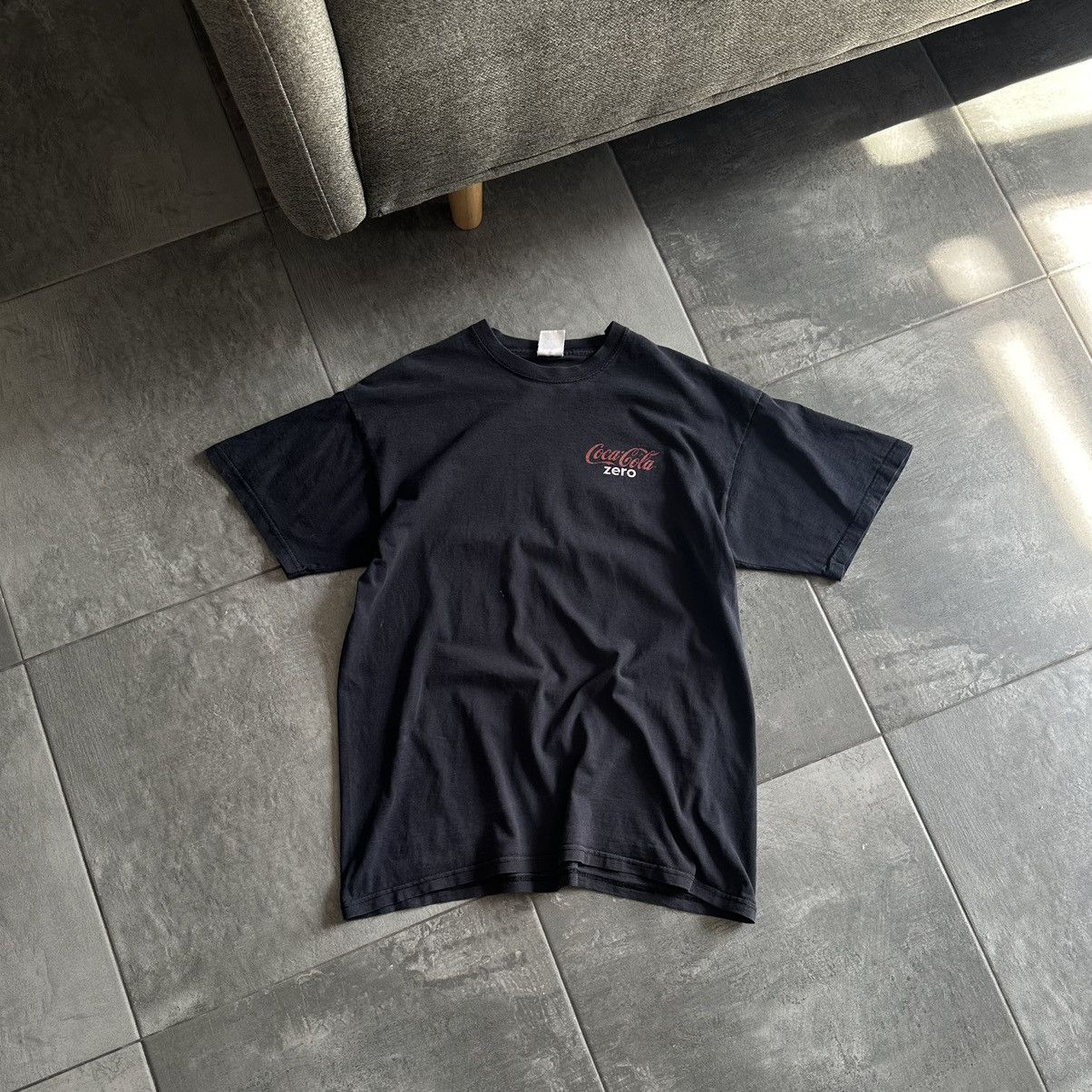 Coca Cola × Vintage Vintage Coca-Cola Zero T-shirts Big Logo Y2K Style USA 00s Size US M / EU 48-50 / 2 - 4 Thumbnail