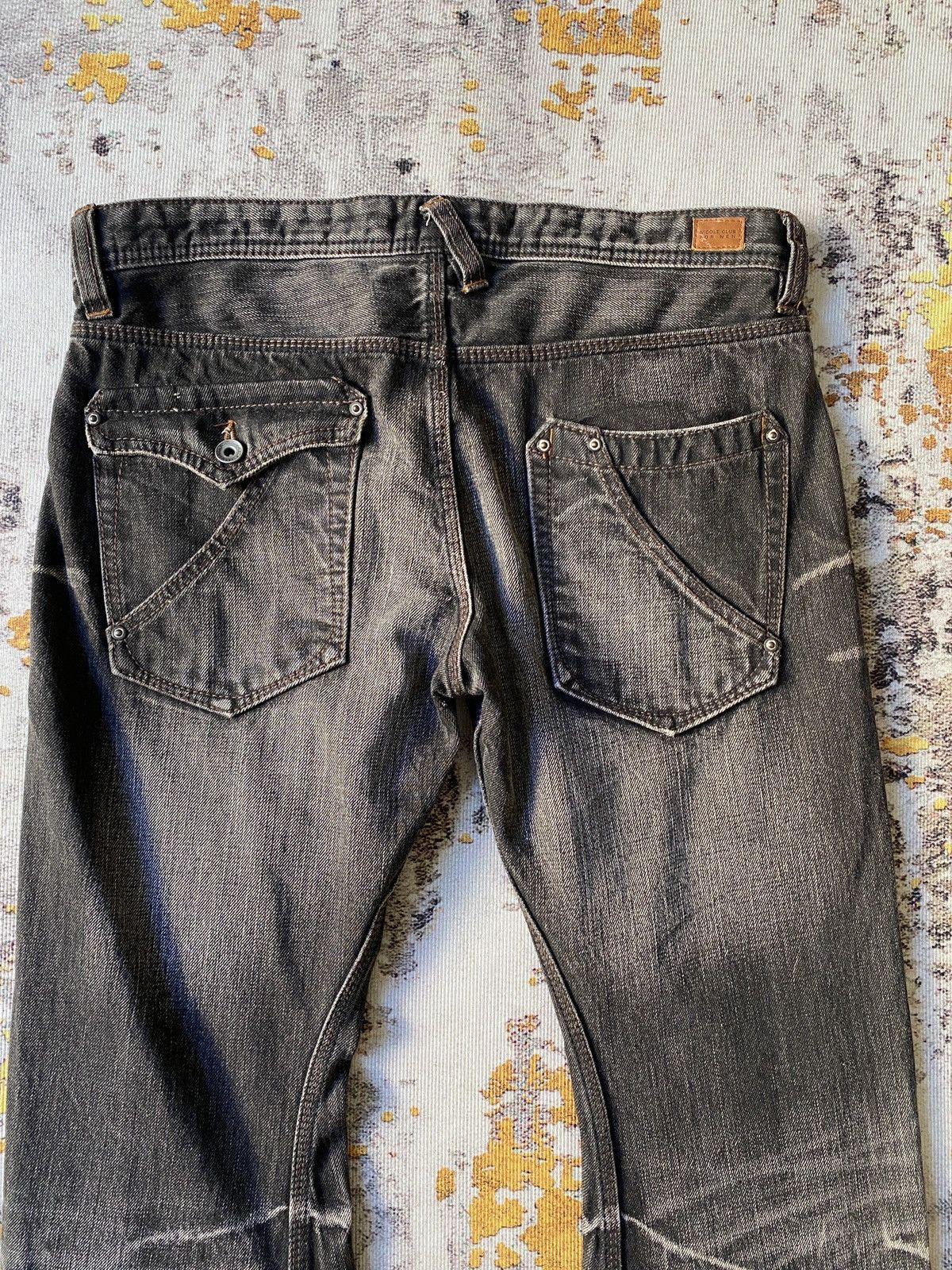 Tornado Mart Nico Club For Men NCFM Claws Mark Design Flare Denim Size US 34 / EU 50 - 14 Thumbnail