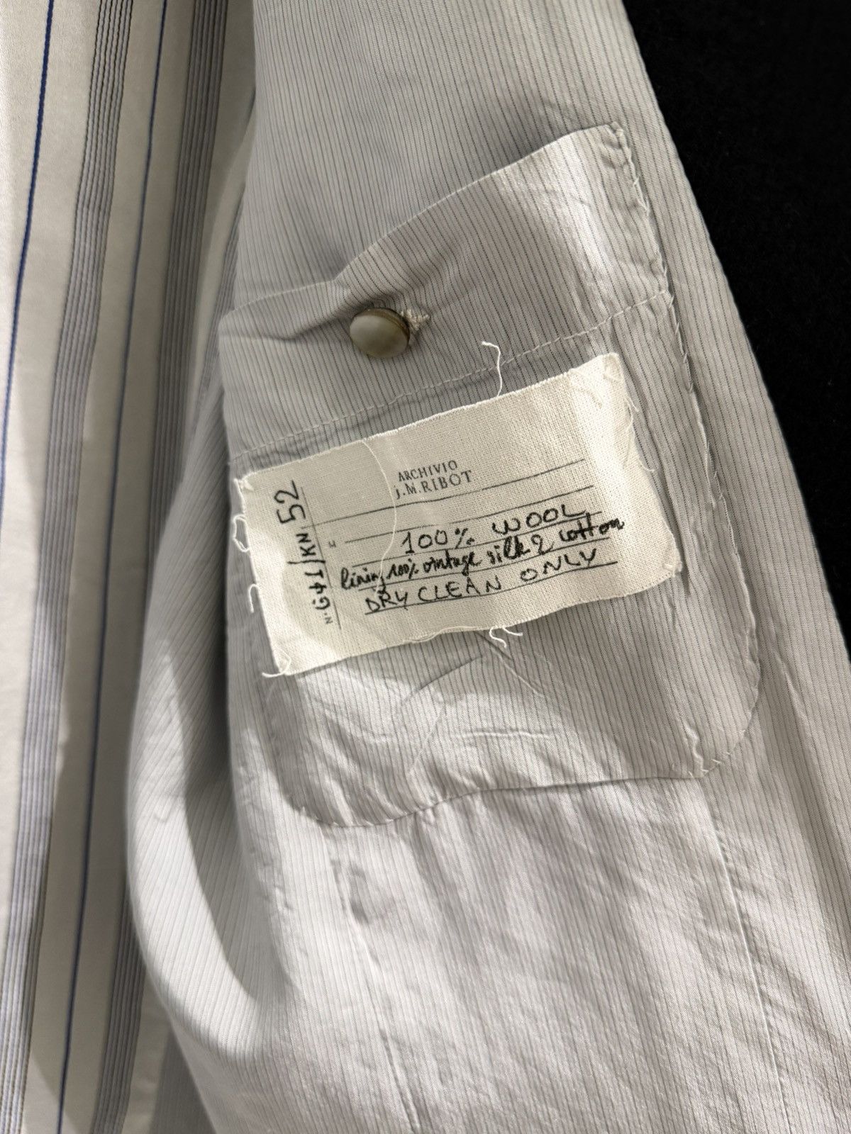 Archivio J.M. Ribot Archivio J.M. Ribot 100% Wool Blazer / Jacket (Size IT 52) Size 52R - 5 Thumbnail