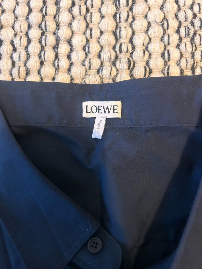 Loewe Loewe size43 Looped checkered leather brand logo long sleev Size US S / EU 44-46 / 1 - 4 Thumbnail