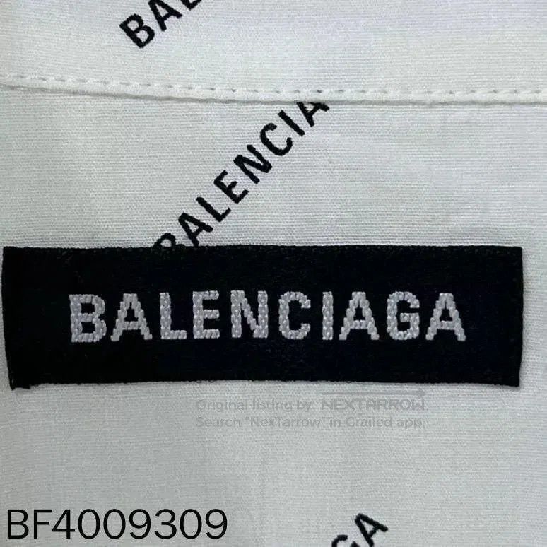 Balenciaga Balenciaga Logo Print White Shirt. Size US XS / EU 42 / 0 - 6 Thumbnail