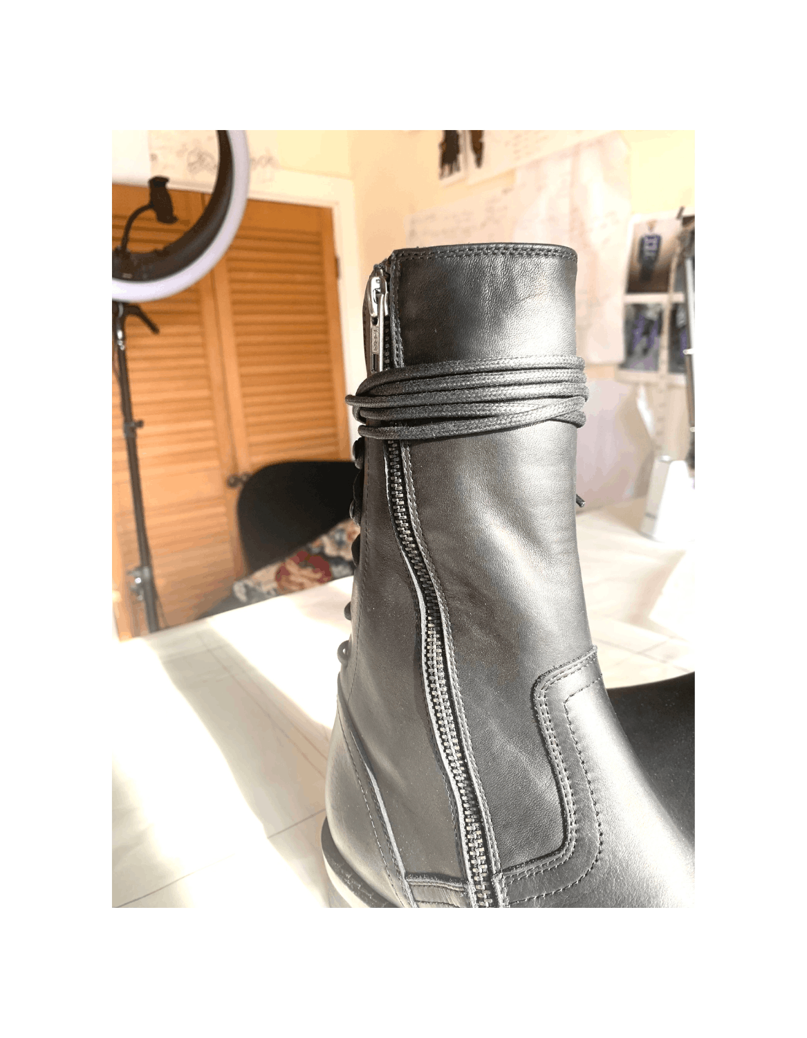 Ann Demeulemeester VITELLO OLIO NERO Size US 10 / EU 43 - 9 Thumbnail