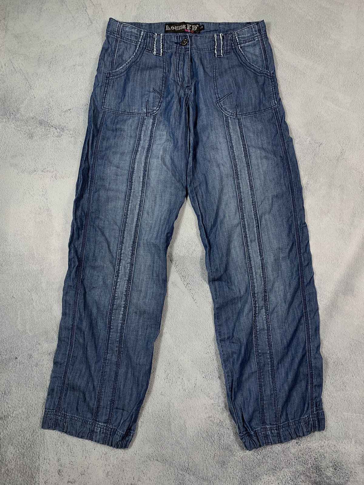 Japanese Brand × Vintage Vintage Y2K Japanese wide jnco pants streetwear style size29 Size 29" - 1 Thumbnail