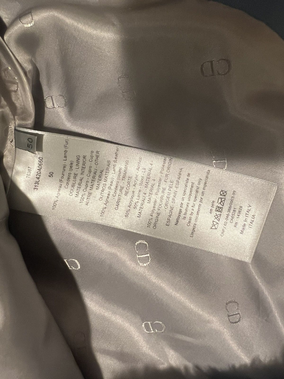 Dior Dior erl mens faux fur leather jacket. 50/40. $10800 Size US M / EU 48-50 / 2 - 2 Thumbnail
