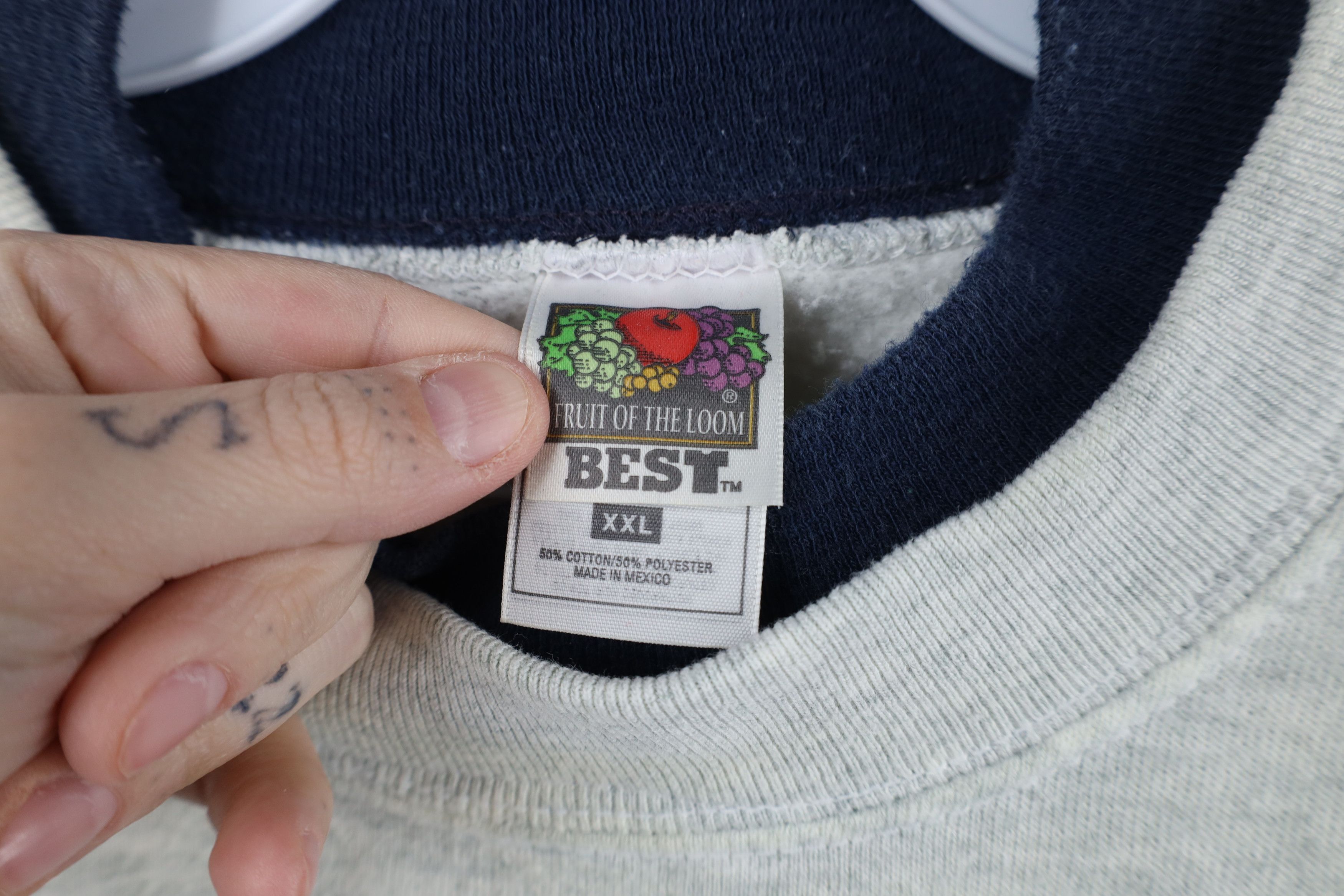 Vintage Vintage 90s Streetwear Spell Out Golf Layered Sweatshirt Size US XXL / EU 58 / 5 - 9 Thumbnail