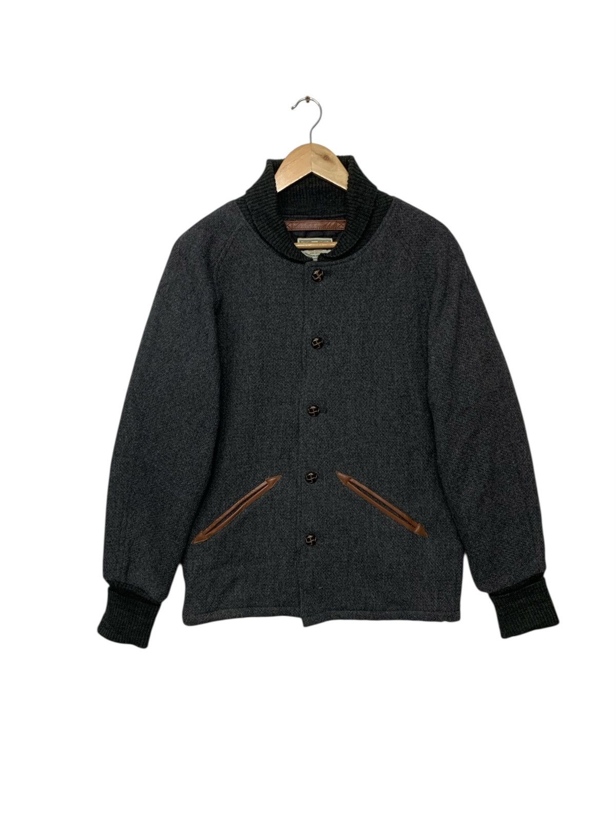Japanese Brand Rare Houston.Co Union Made Heavy Wool Button Ups Jacket Size US M / EU 48-50 / 2 - 1 Thumbnail