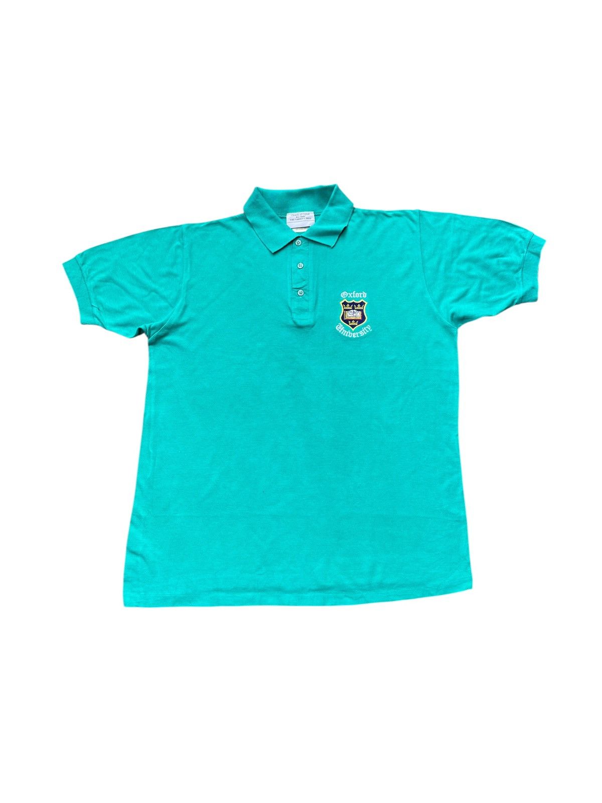 Oxxford Clothes Vintage Oxford University Polo Tshirt Size US L / EU 52-54 / 3 - 1 Thumbnail