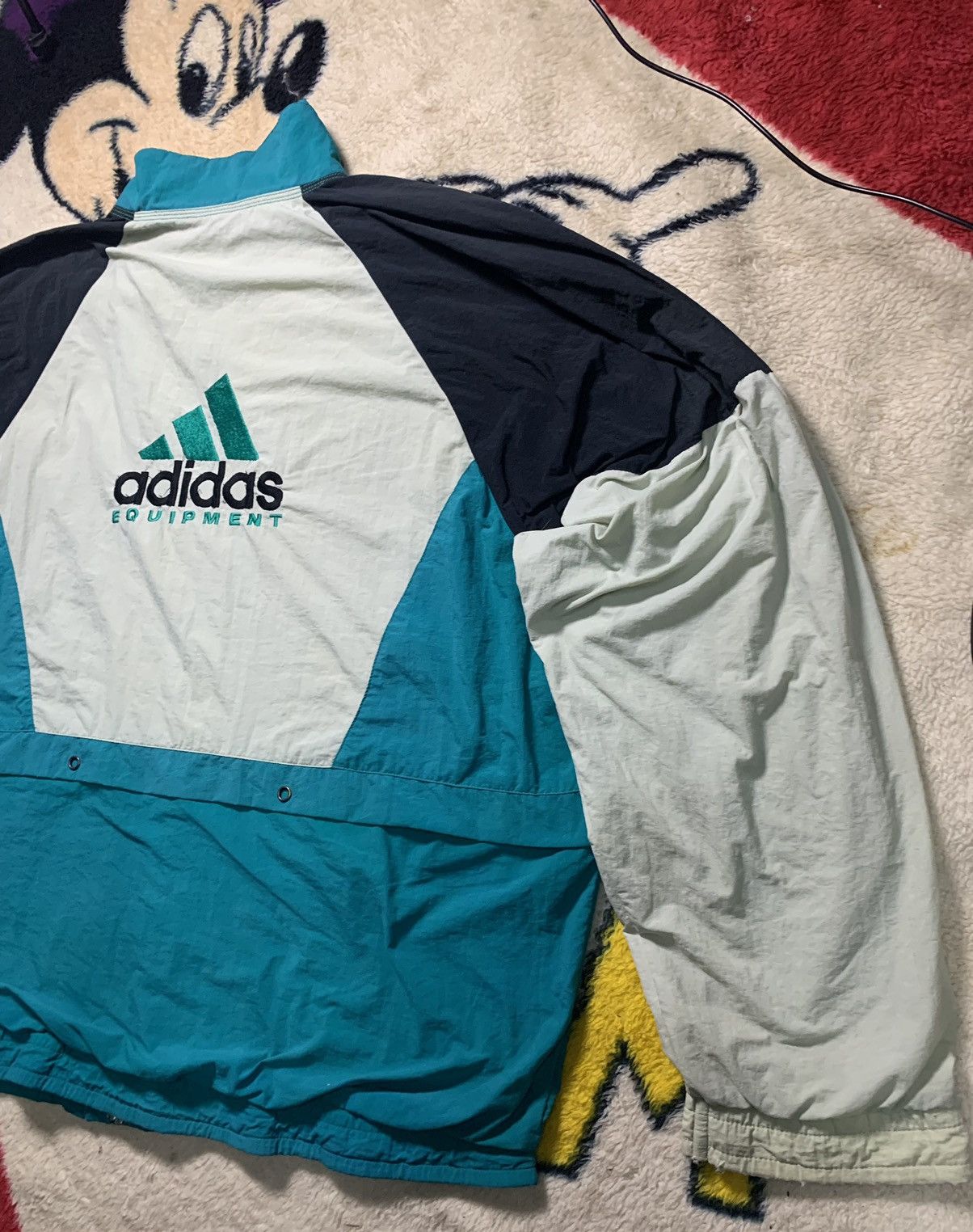 Adidas 2000 ADIDAS EQUIPMENT WINDBREAKER EMBROIDERED LOGO Size US XXL / EU 58 / 5 - 11 Thumbnail