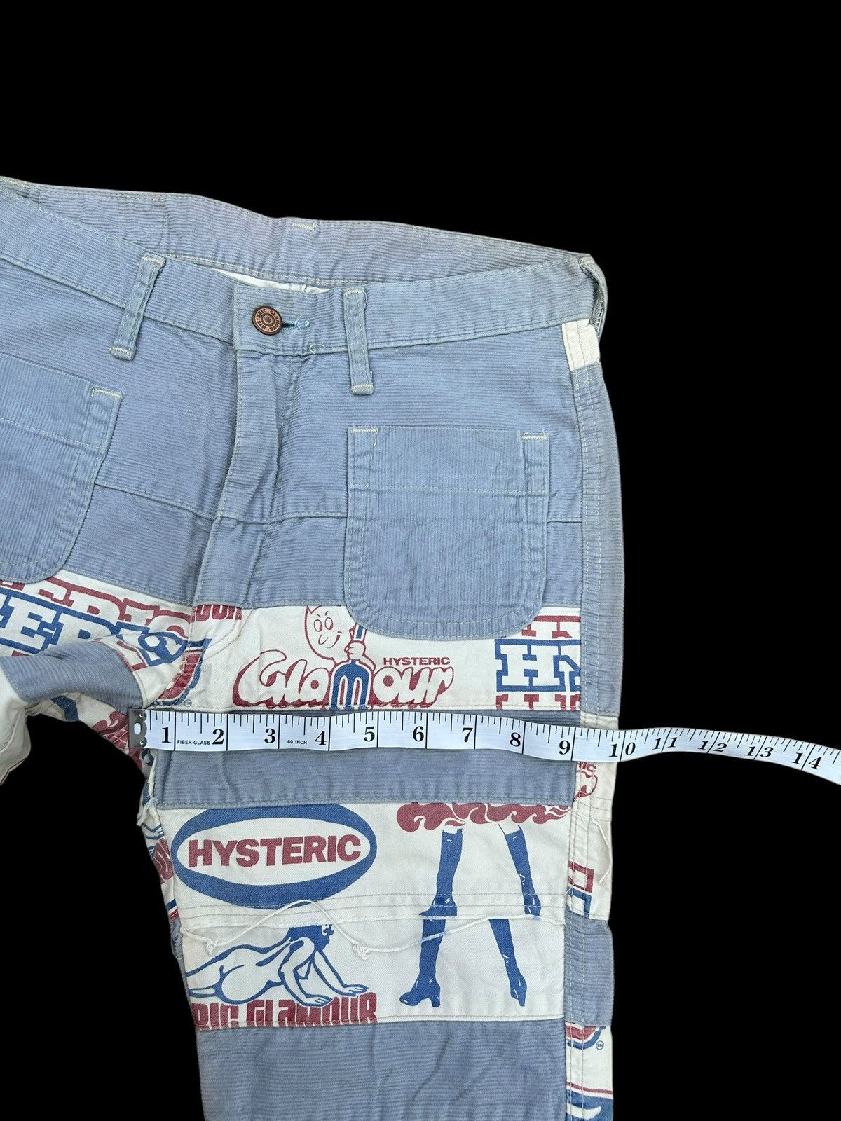 Hysteric Glamour HYSTERIC GLAMOUR FLARE HAGI VINTAGE DENIM JEANS Size US 28 / EU 44 - 16 Thumbnail