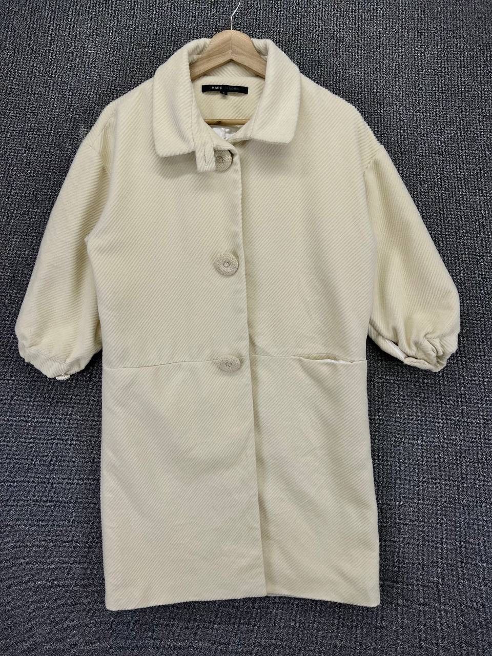 Marc Jacobs Vintage Marc Jacobs Button Up Wool Long Jacket Size S / US 4 / IT 40 - 1 Thumbnail