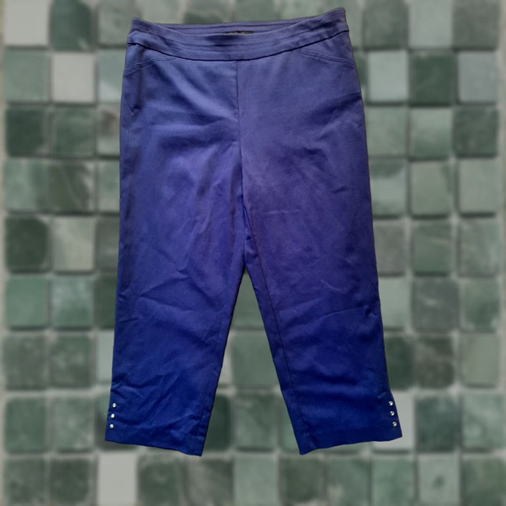 Vintage Counterparts Pants Size 6 Blue Embellished Womens Size 28" / US 6 / IT 42 - 1 Thumbnail