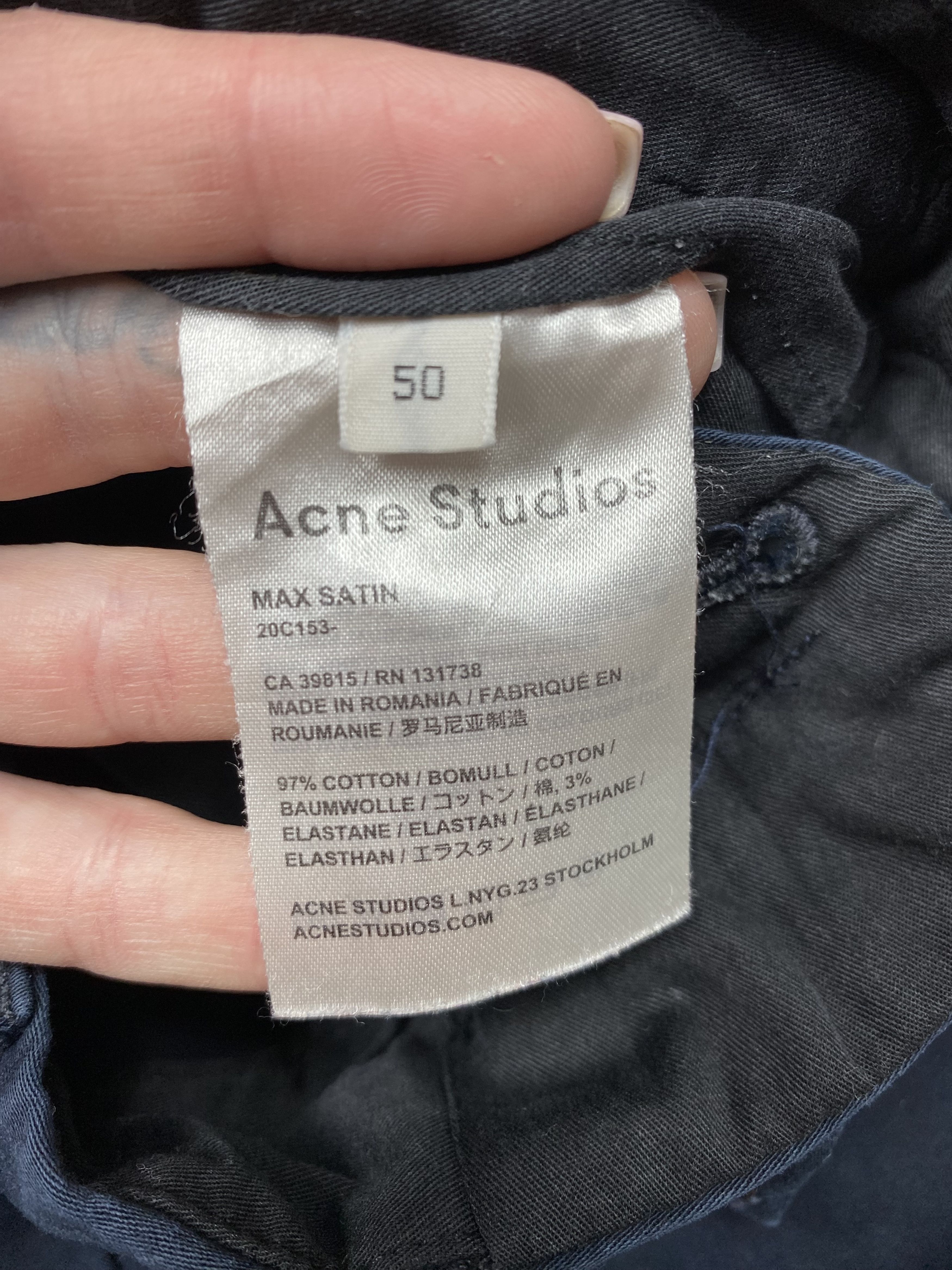 Acne Studios Acne Studios Vintage Mens Chino Pants Size US 34 / EU 50 - 6 Thumbnail