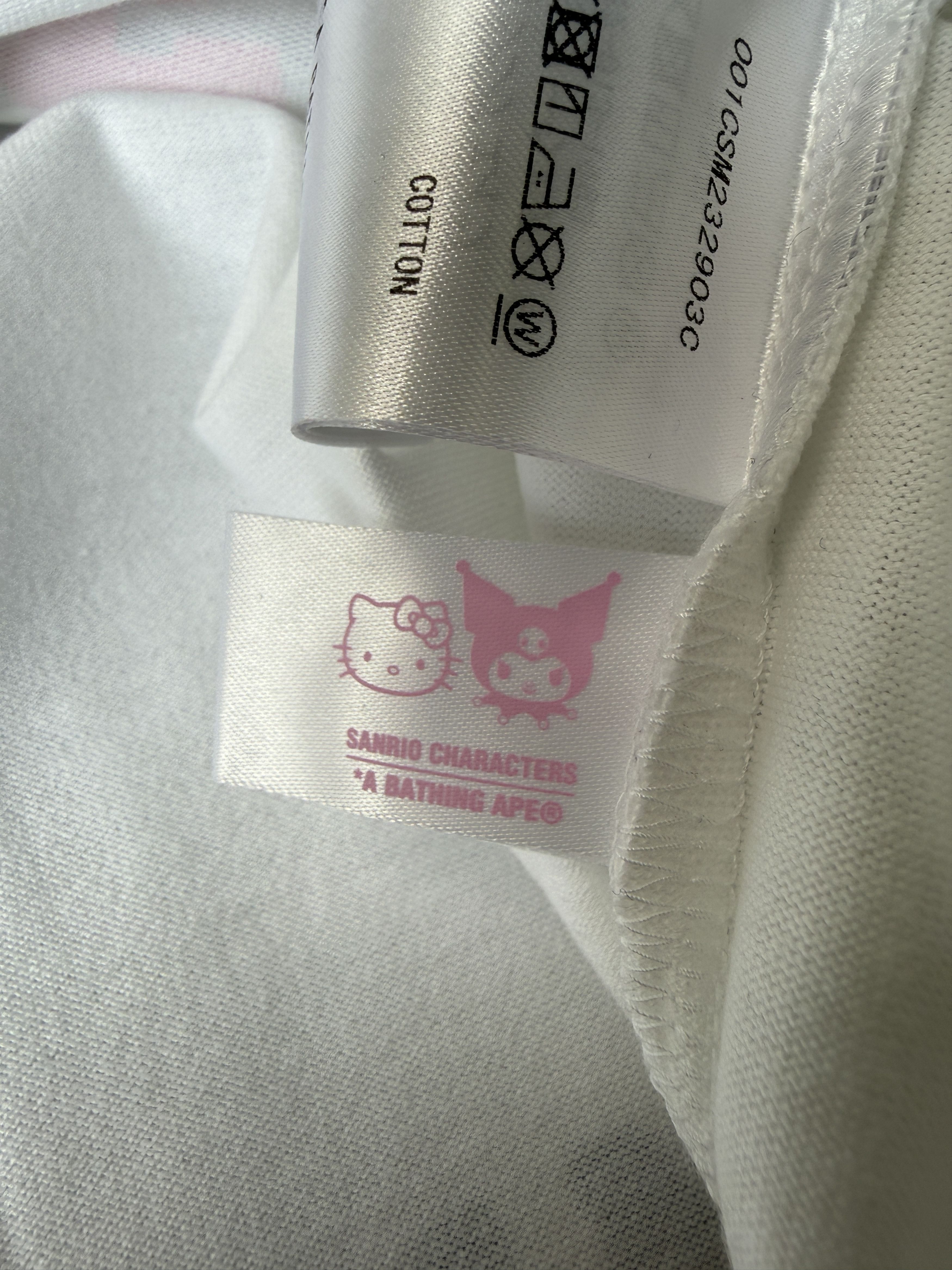Bape BAPE X KUROMI COLLEGE MINI TEE LADIES Size S / US 4 / IT 40 - 8 Thumbnail