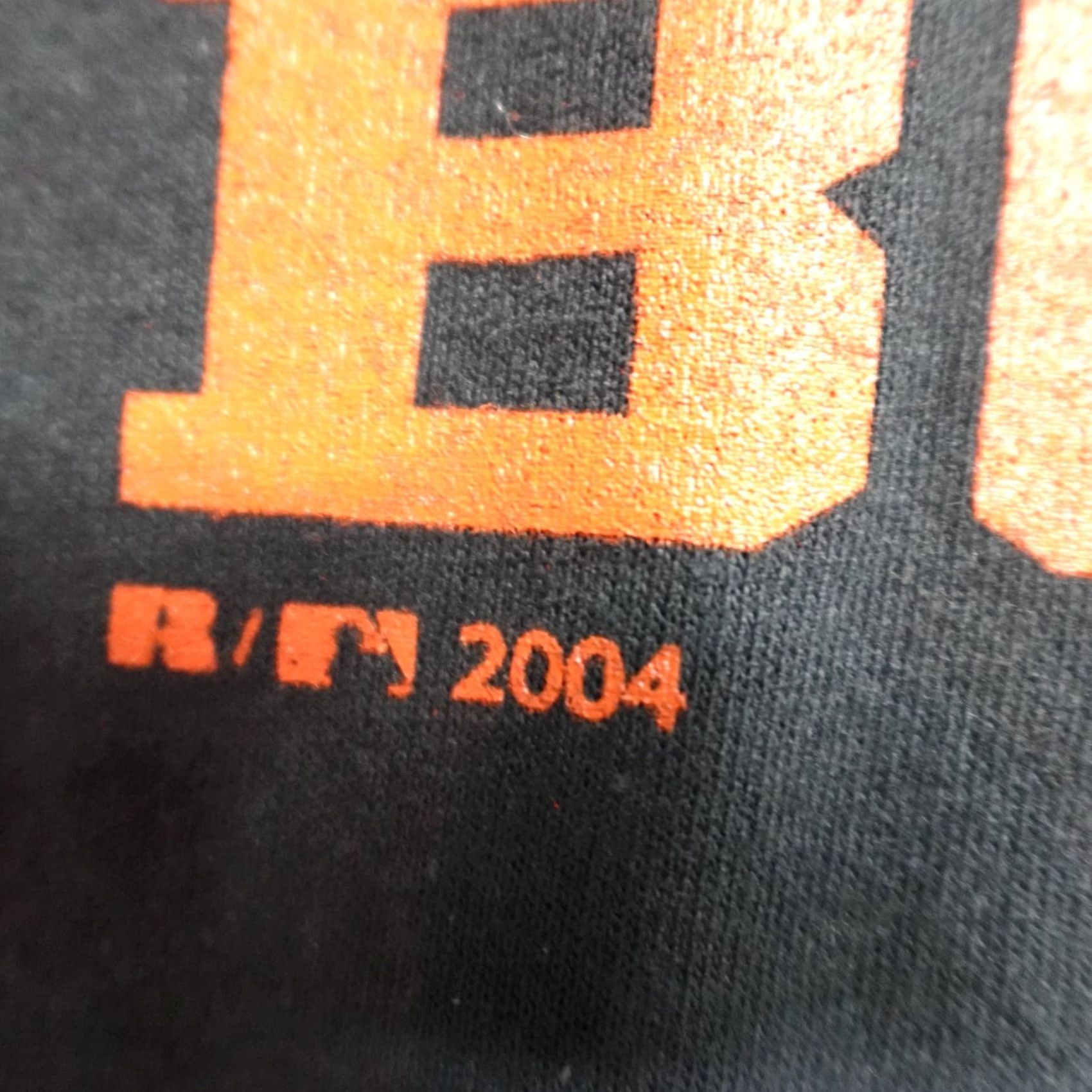 Vintage VINTAGE San Francisco Giants Shirt Small Black Barry Bonds 2004 Russell Athletic Men S Crew Neck Short Sleeve Cotton Jersey Graphic Print Size US S / EU 44-46 / 1 - 3 Thumbnail