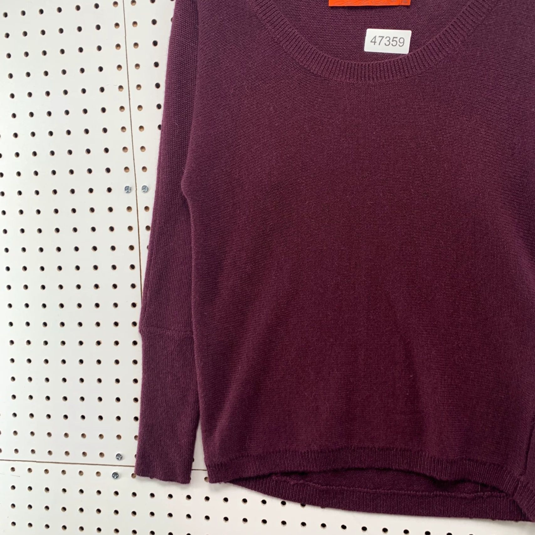 Vintage Feel The Piece Sweater Womens One Size Dark Purple Alpaca Blend Tere Jacobs Size M / US 6-8 / IT 42-44 - 5 Thumbnail