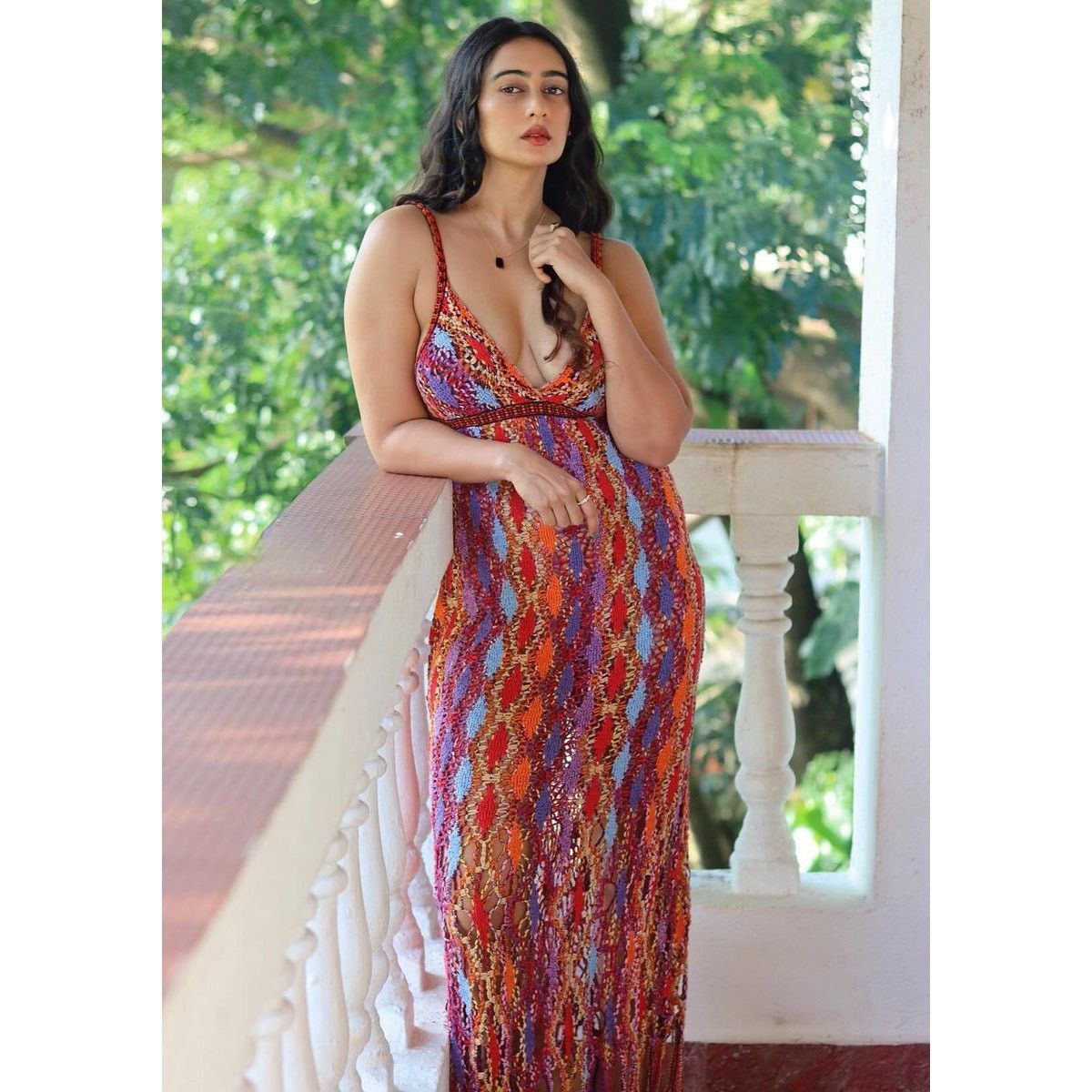 Zara ZARA BLOGGER FAVE!!! V-Neck Midi Dress NWT Size L / US 10 / IT 46 - 16 Thumbnail