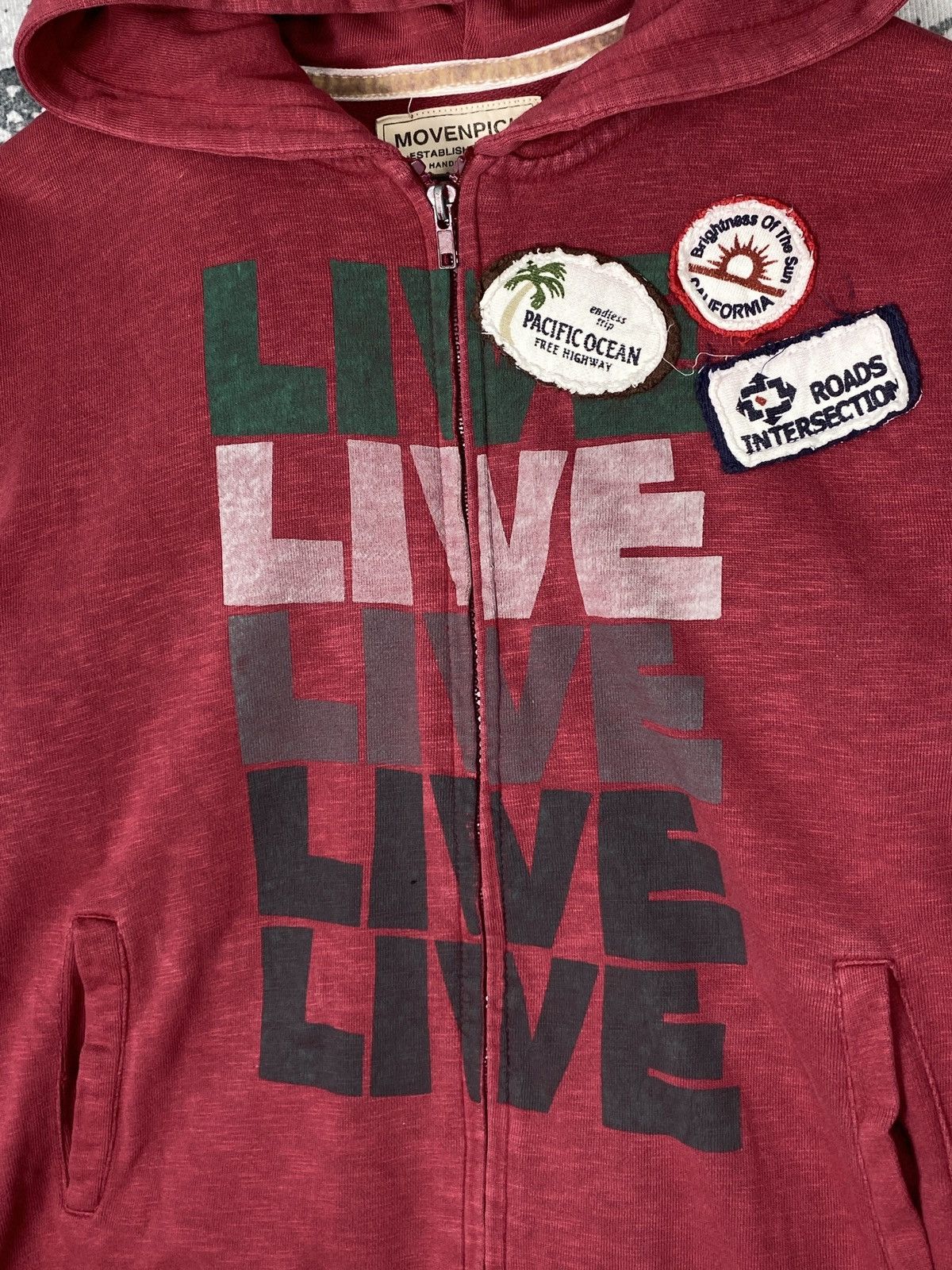 Ocean Pacific Vintage Ocean Pacific Movenpick Zip Up Hoodies Size US L / EU 52-54 / 3 - 5 Thumbnail