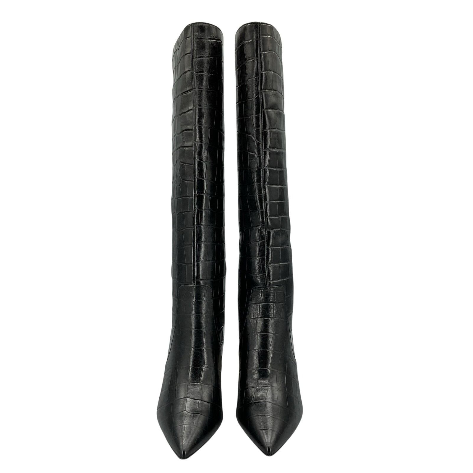 Aldo Aldo Women’s Cadigoder Croc Knee High Boots Black Size 7M Size US 7 / IT 37 - 3 Thumbnail