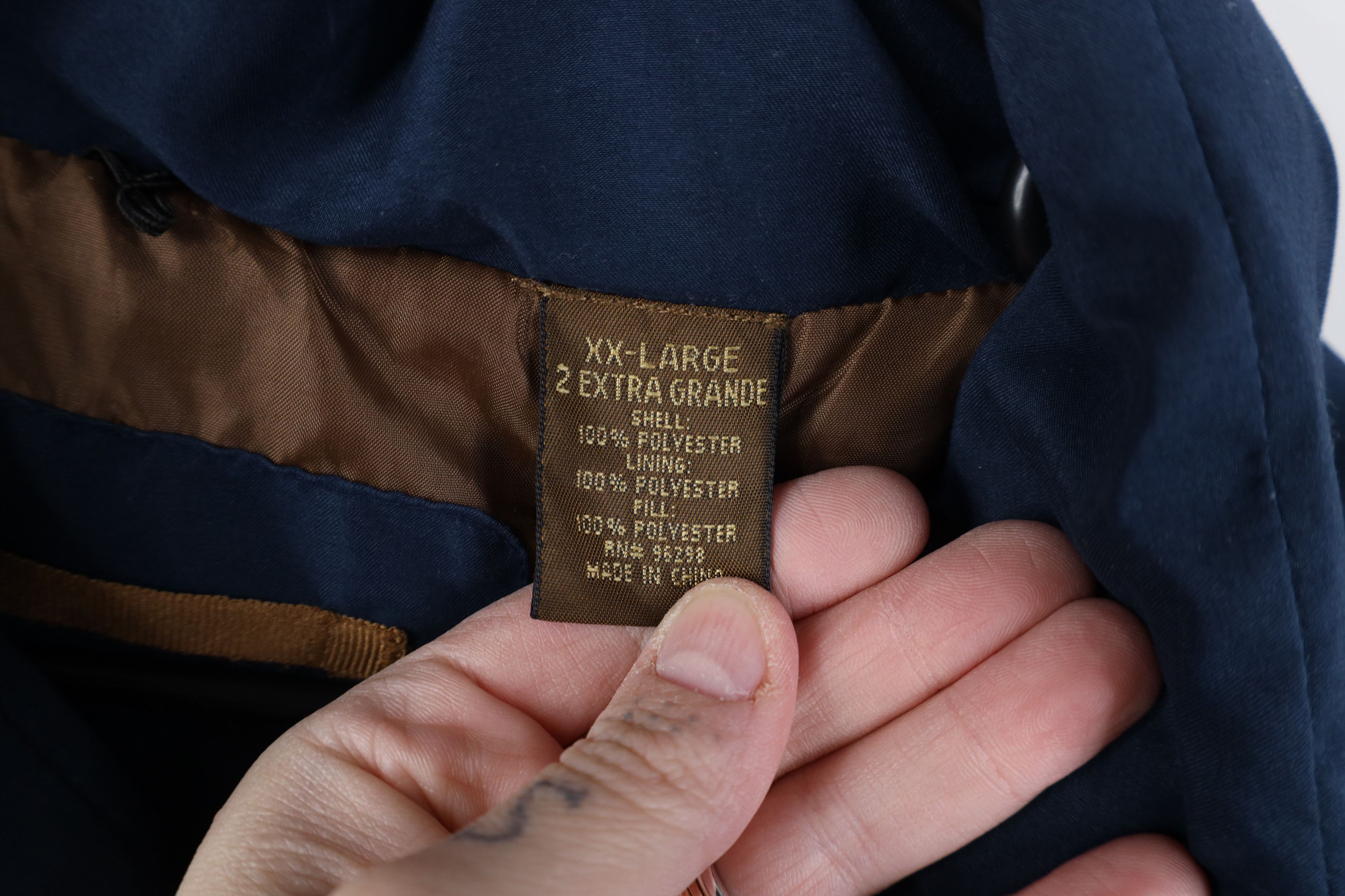 Vintage Vintage 90s Streetwear Full Zip Puffer Vest Jacket Blue Size US XXL / EU 58 / 5 - 7 Thumbnail