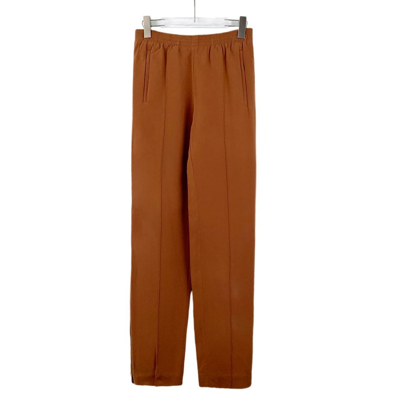 Chloe CHLOE French Made Marron Rouge Silk Elastane Casual Pants Si Size 36" / US 14 / IT 50 - 1 Thumbnail
