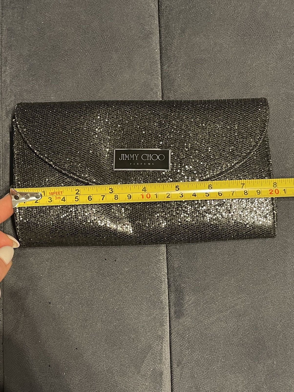 Jimmy Choo Jimmy Choo Glitter Clutch Bag Size ONE SIZE - 13 Thumbnail