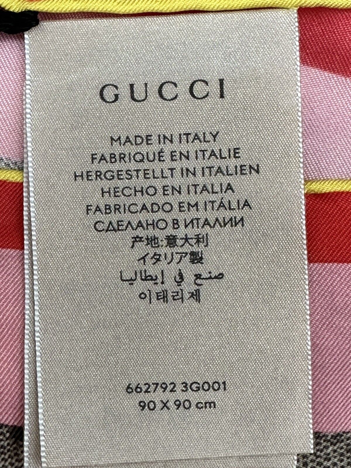 Gucci New Gucci Scarves 90x90cm Size ONE SIZE - 8 Thumbnail