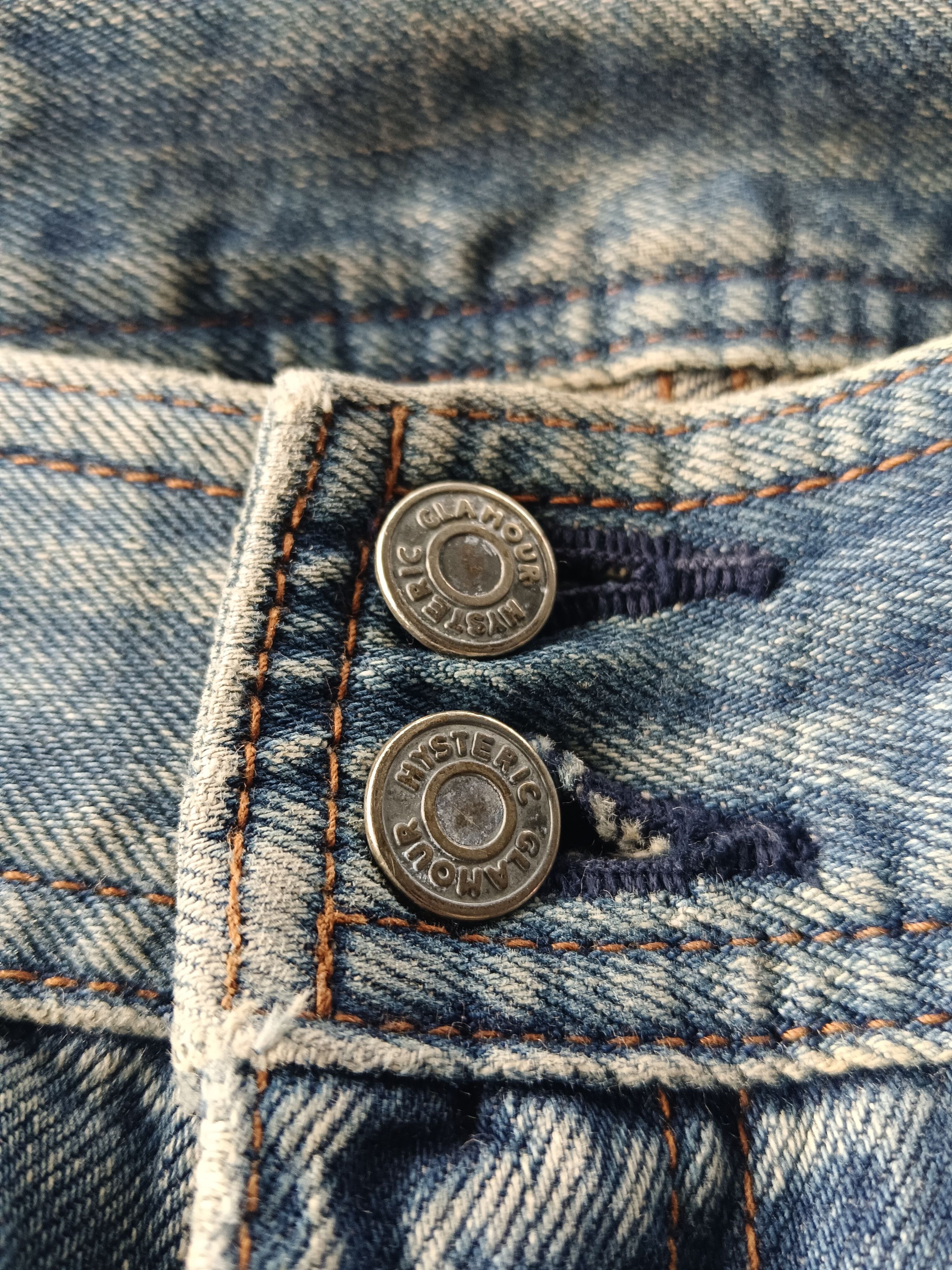 Hysteric Glamour Hysteric Glamour Bush Pants Faded Blue Denim Pants Size US 32 / EU 48 - 6 Thumbnail