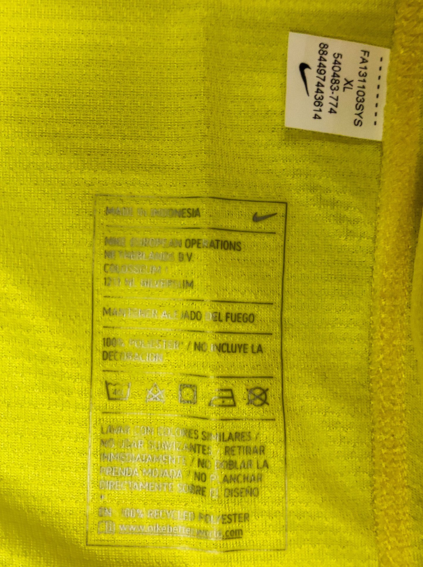 Nike BNWT Authentic Atletico Madrid Nike 2013 2014 Goalkeeper Kit Size US XL / EU 56 / 4 - 4 Thumbnail