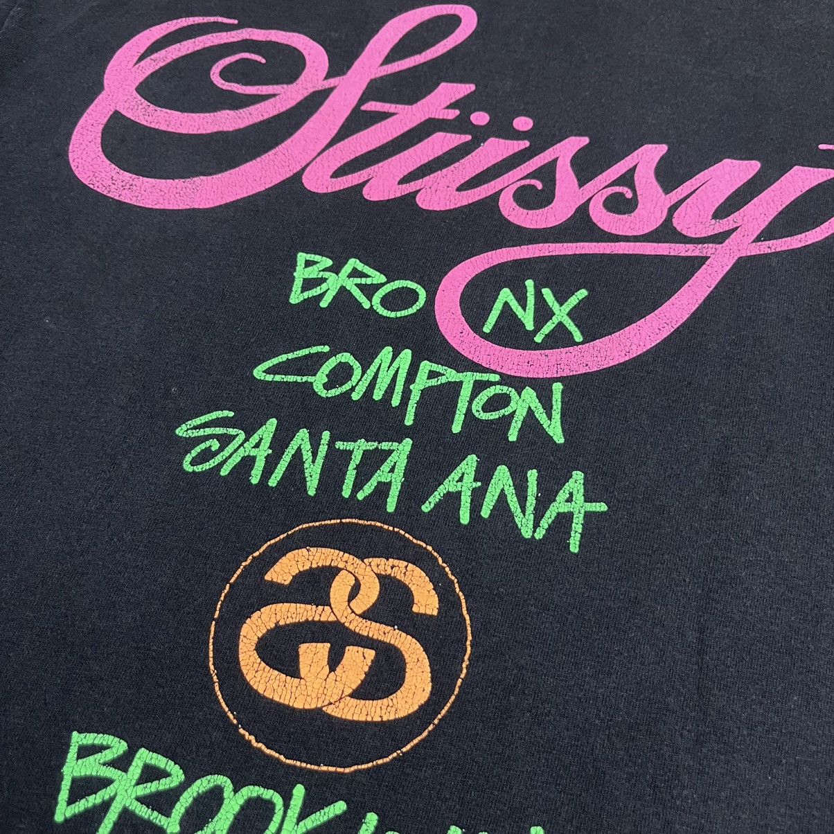 Stussy 🔥2000s🔥Tshirt Stussy Tour local color Size US M / EU 48-50 / 2 - 8 Thumbnail