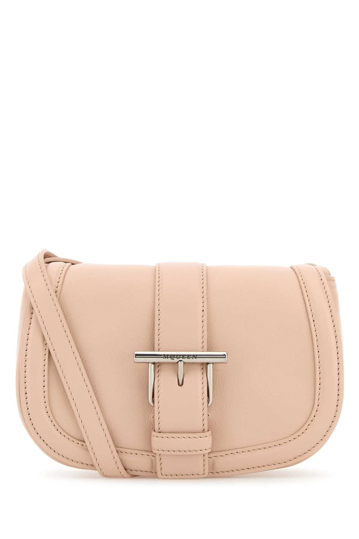 Alexander Mcqueen Pastel Pink Leather Mini Satchel Crossbody Bag, Women's