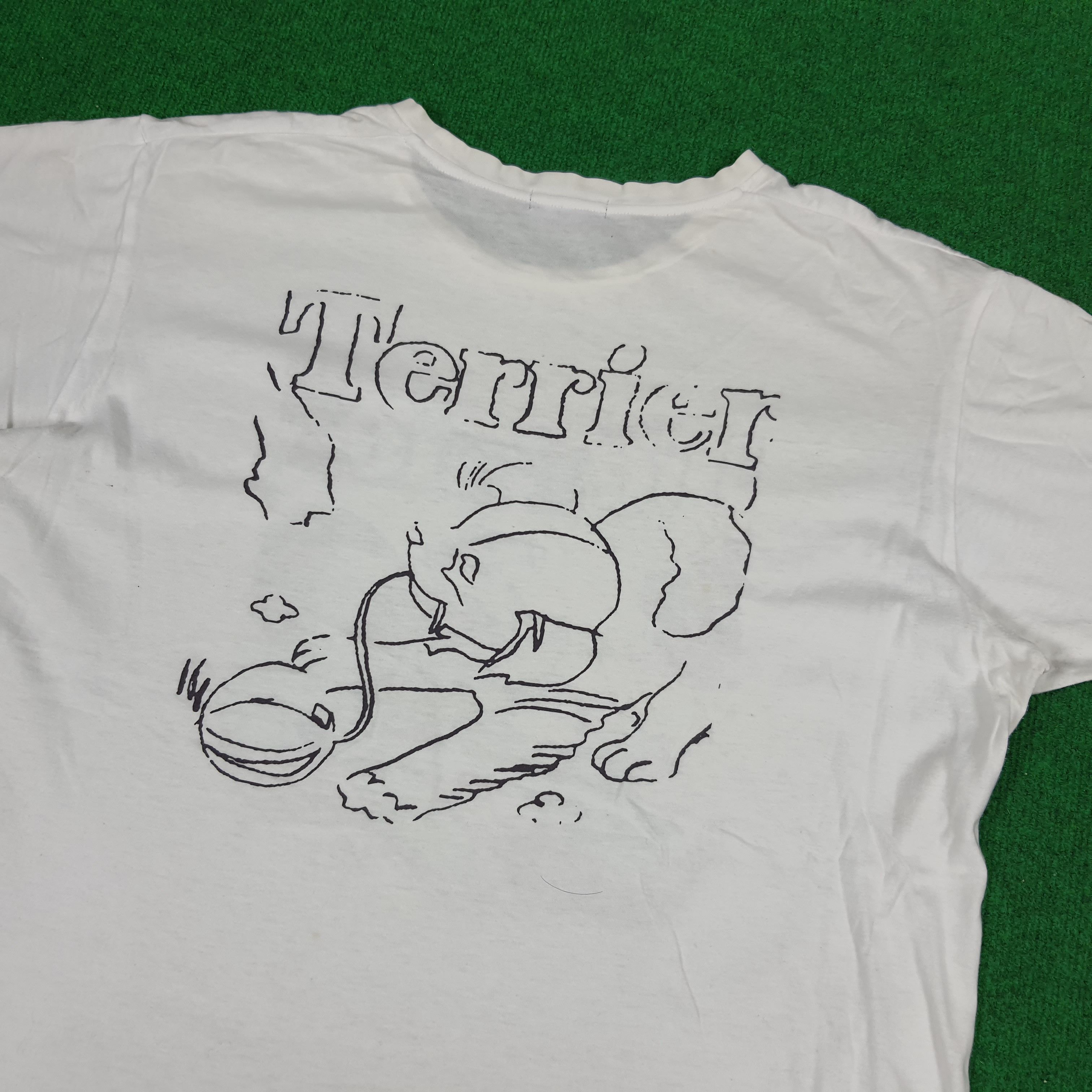 Andy Warhol × Vintage Vintage Andy Warhol Terrier Art T-shirt Size US XL / EU 56 / 4 - 4 Thumbnail