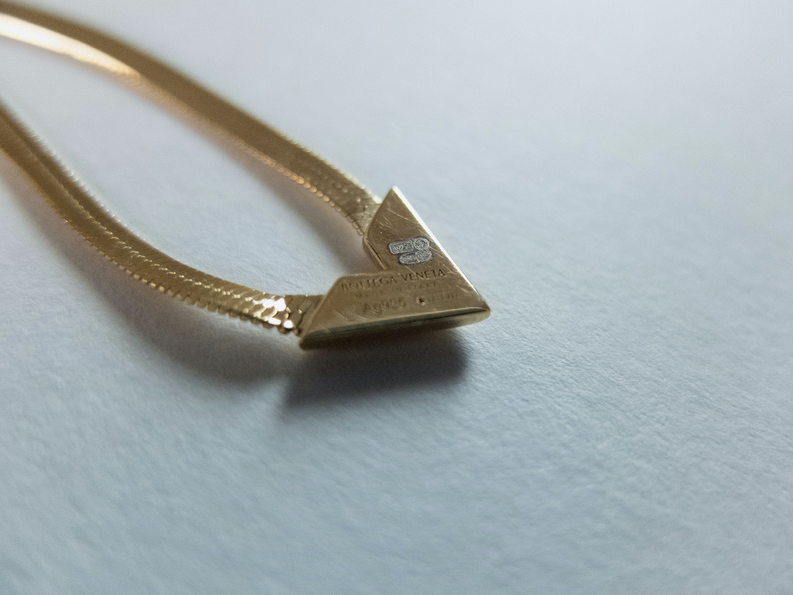 Bottega Veneta BOTTEGA VENETA ID gold plated Sterling silver necklace q Size ONE SIZE - 9 Thumbnail