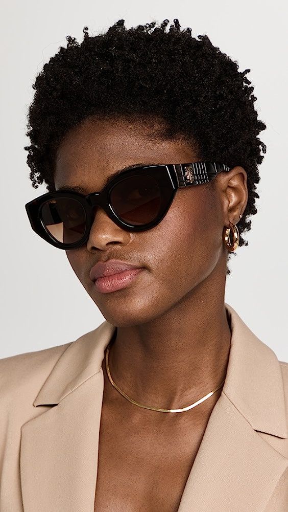 Burberry NEW Burberry BE4390 MEADOW 30018G Black Women Sunglasses Size ONE SIZE - 9 Thumbnail